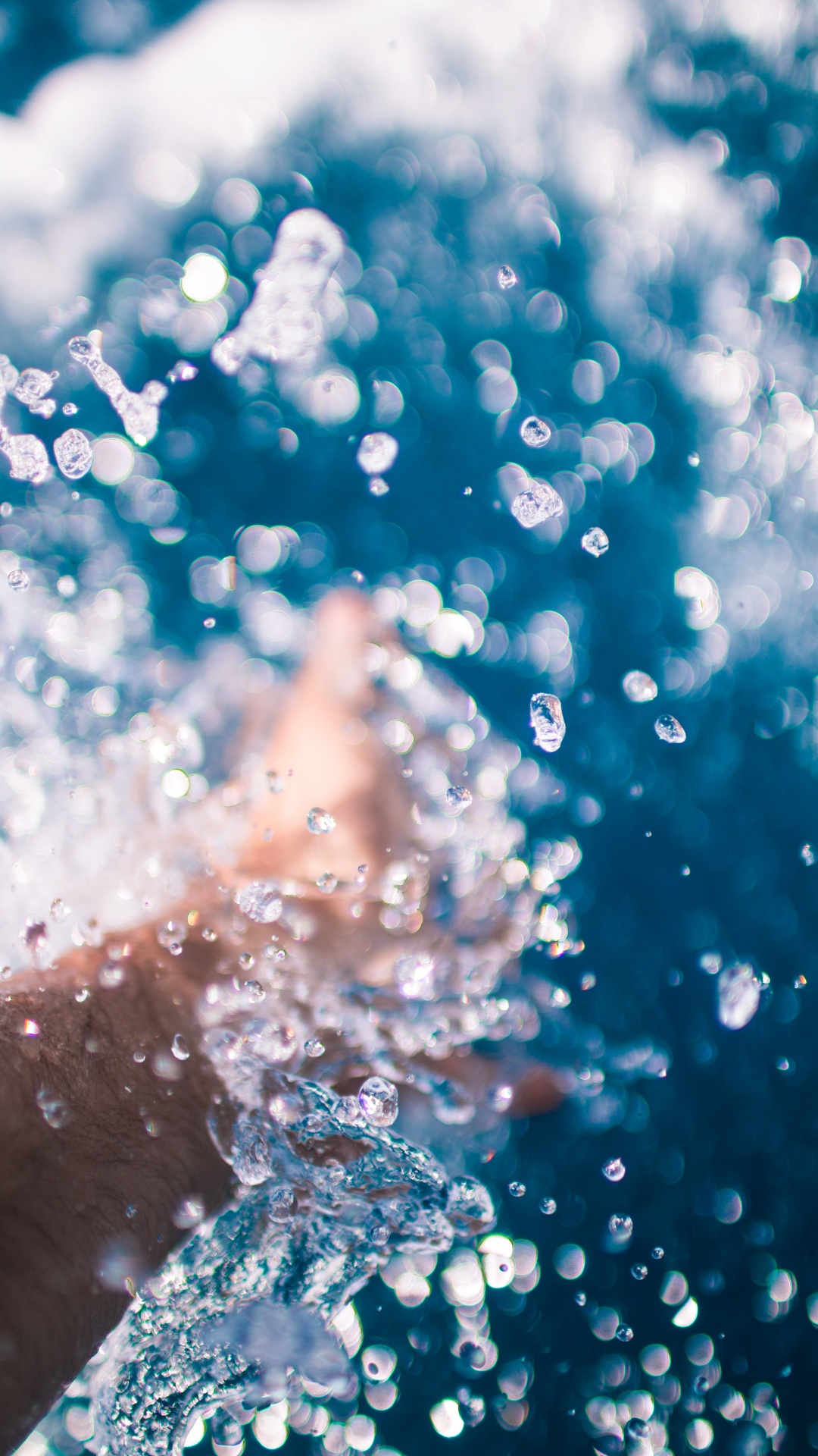 Eau, Blue, Liquide à Bulles, Turquoise, Hiver. Wallpaper in 1080x1920 Resolution