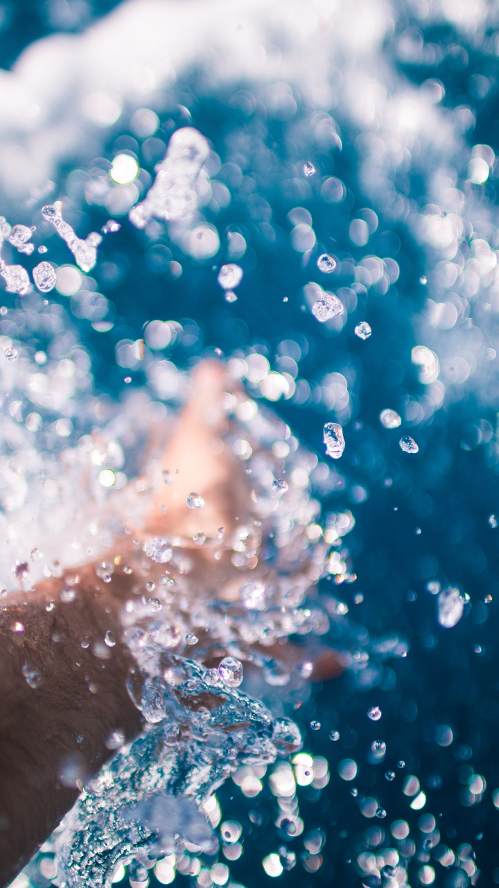 Wasser, Blau, Liquid Bubble, Türkis, Cloud. Wallpaper in 720x1280 Resolution