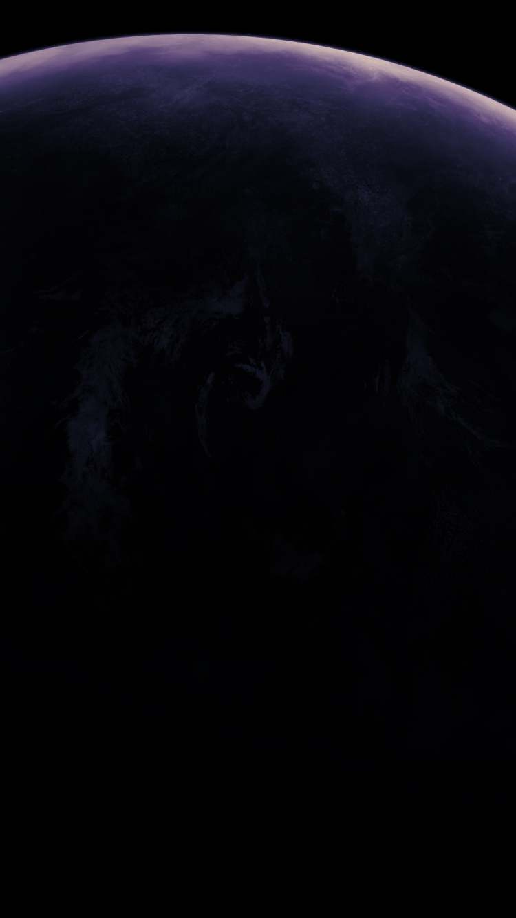 Lune Bleue Dans le Ciel. Wallpaper in 750x1334 Resolution