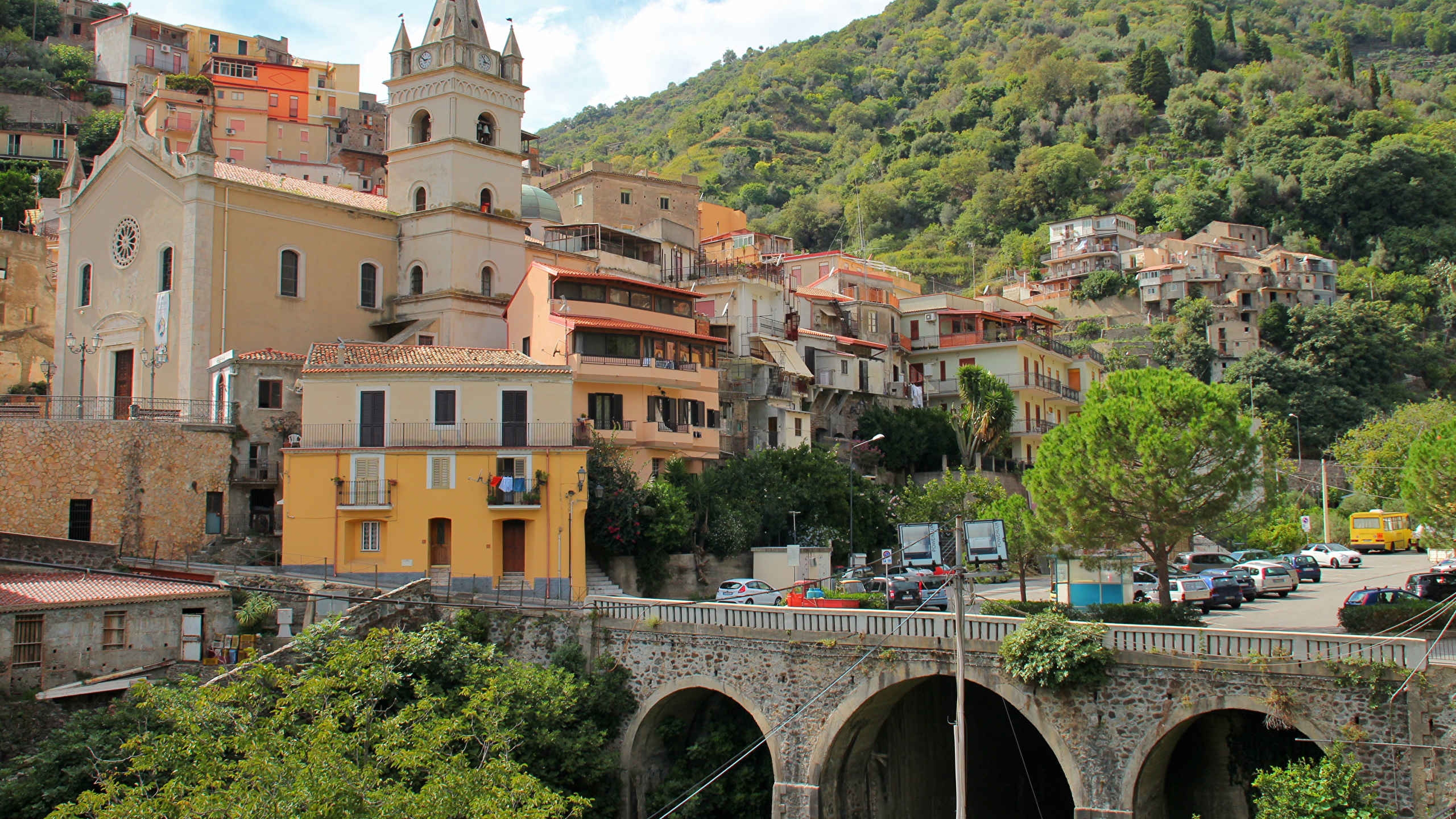 城市, 村庄, 山村, 旅游业, 的房子 壁纸 2560x1440 允许