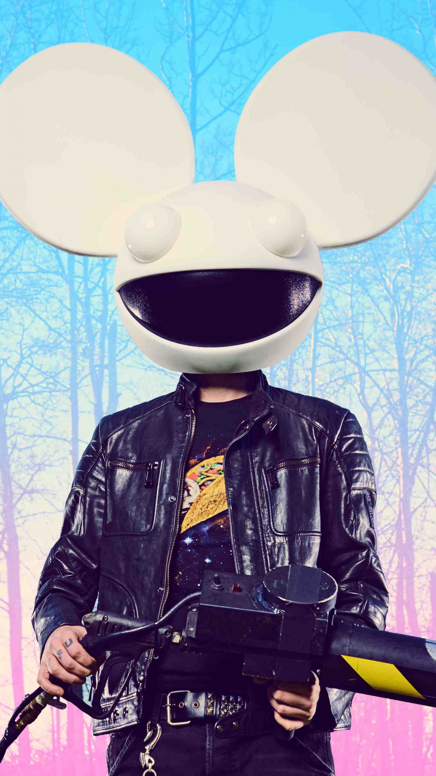 Musique de Danse Électronique, Cartoon, Illustration, Animation, Techno. Wallpaper in 1440x2560 Resolution