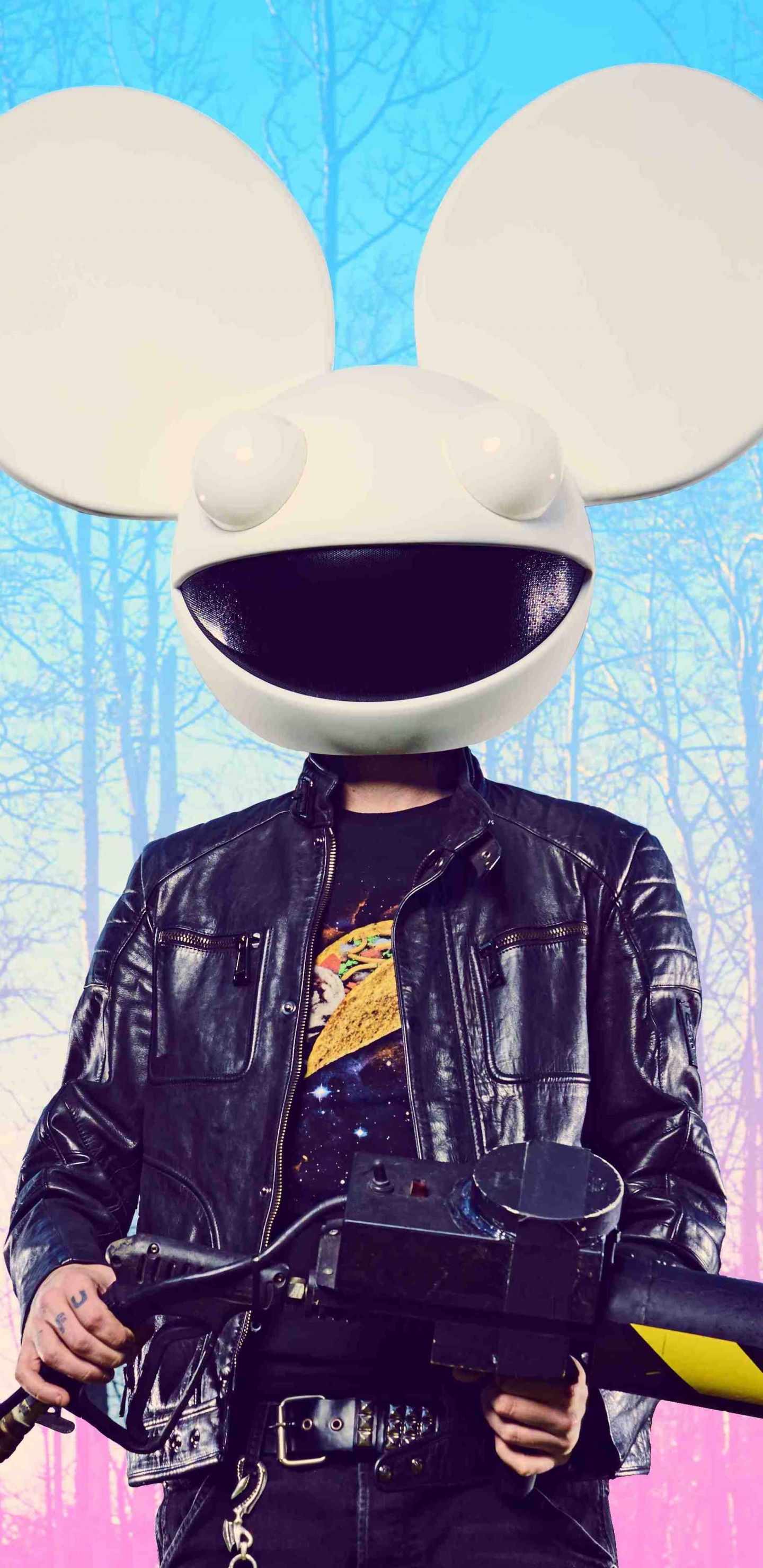 Musique de Danse Électronique, Cartoon, Illustration, Animation, Techno. Wallpaper in 1440x2960 Resolution