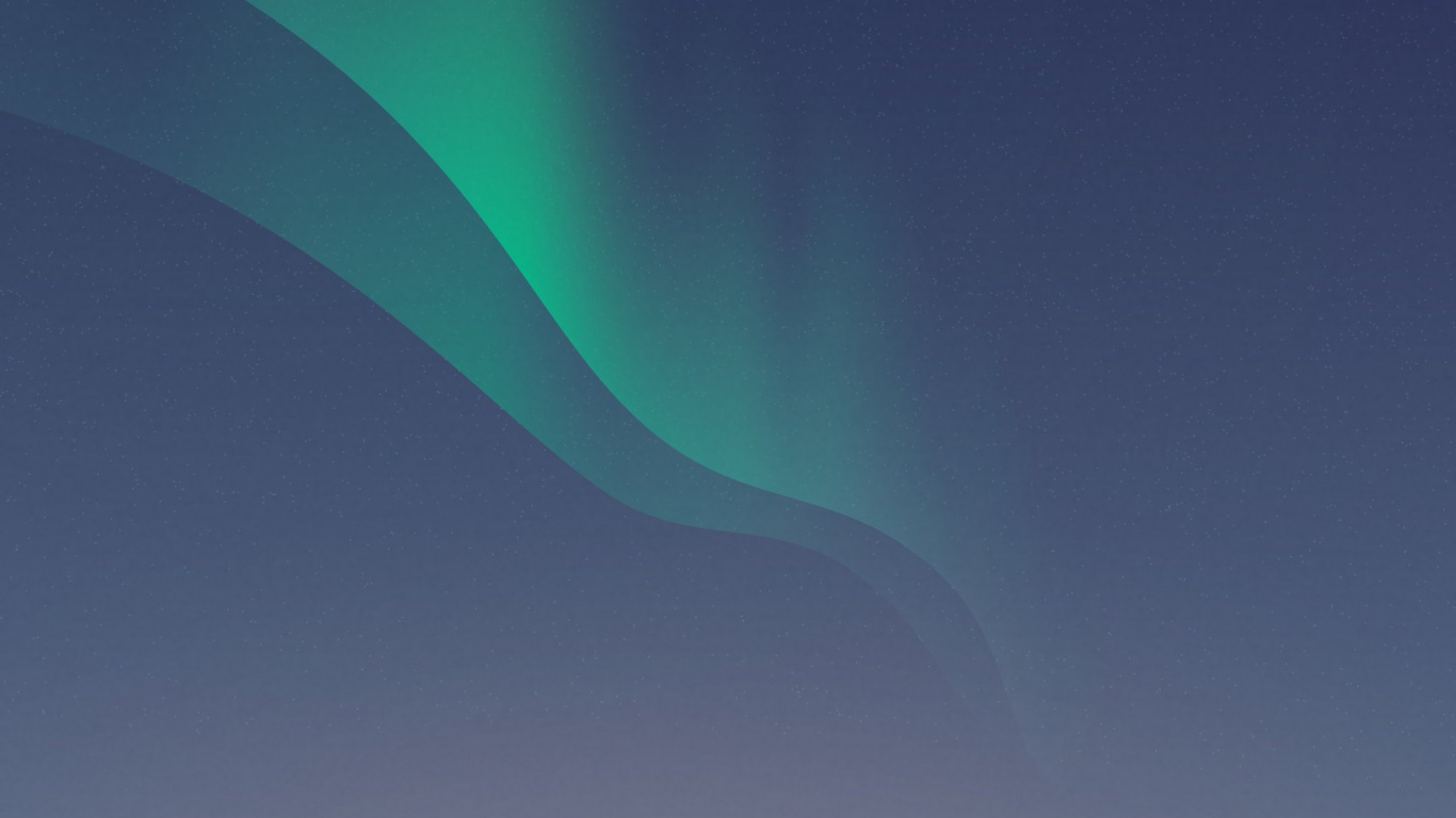 Aurora, Ios, Ambiente, Agua, Azure. Wallpaper in 1366x768 Resolution