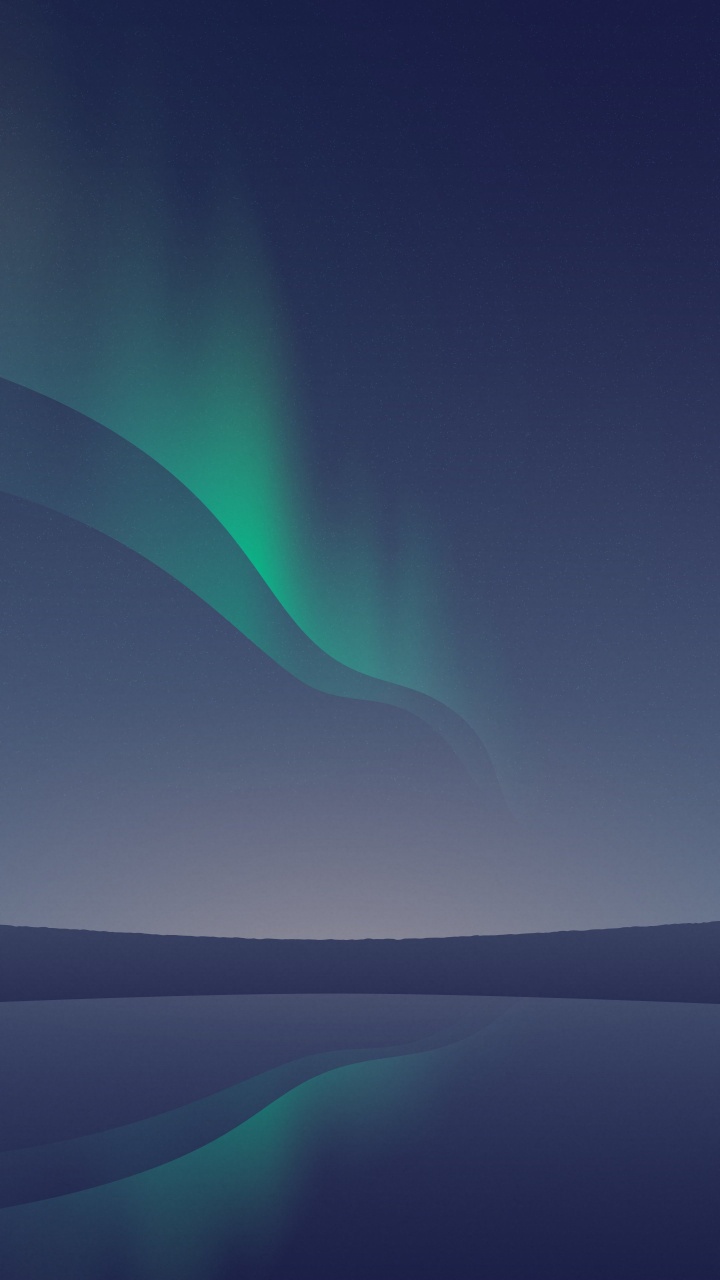 Aurora, Ios, Ambiente, Agua, Azure. Wallpaper in 720x1280 Resolution