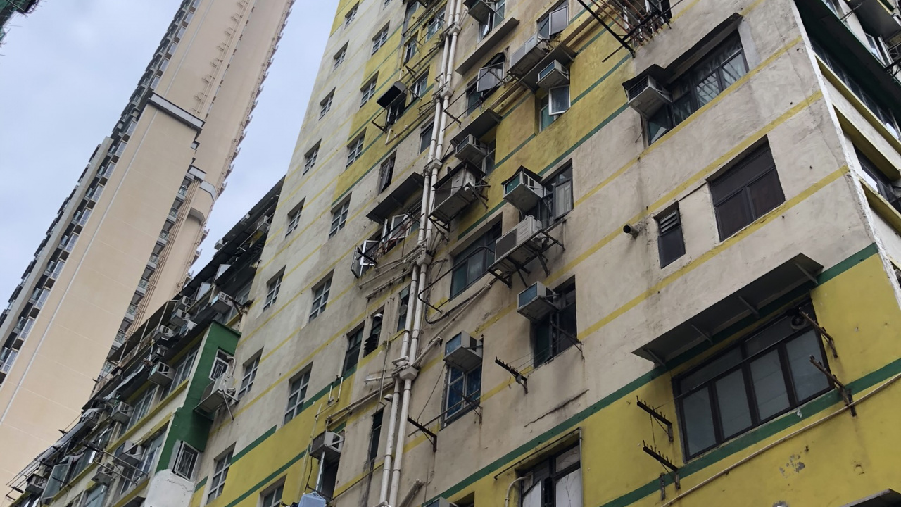 Torre de Bloques, Arquitectura, Amarillo, Condominio, Fachada. Wallpaper in 1280x720 Resolution