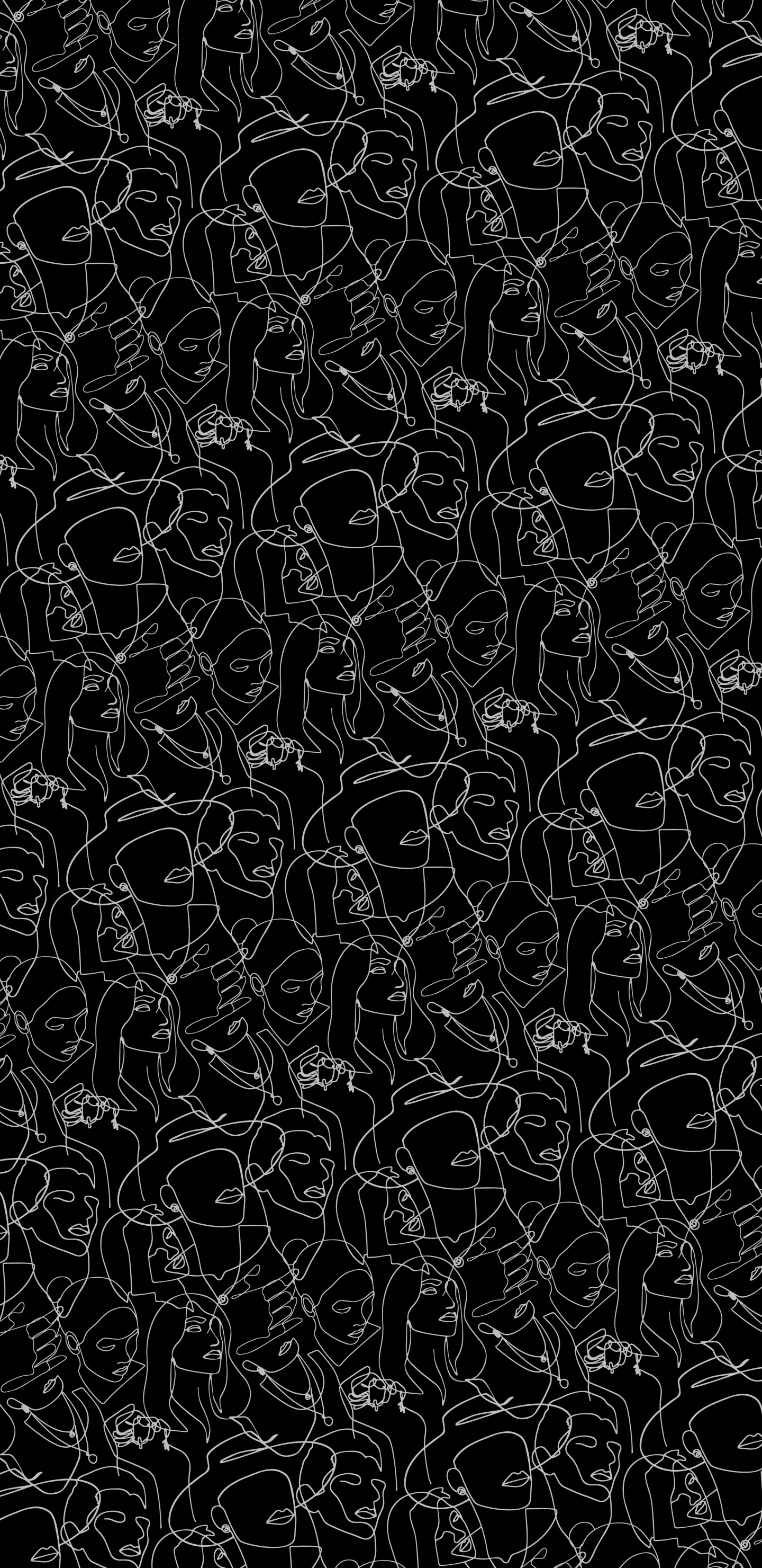 Arts Visuels, Noir et Blanc, Conception, Gris, Motif. Wallpaper in 1440x2960 Resolution