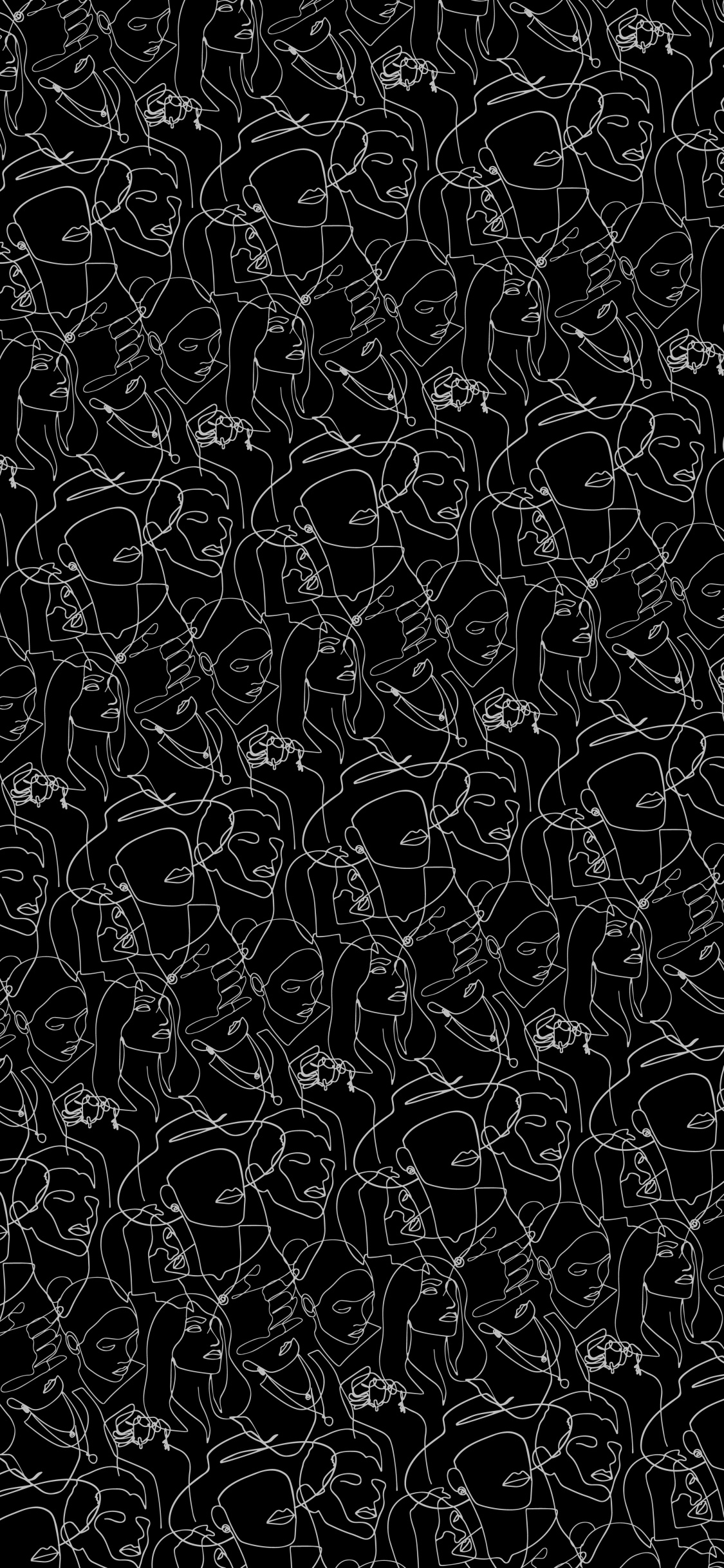 Visual Arts, Schwarz Und Weiß, Design, Motiv, Kunst. Wallpaper in 1125x2436 Resolution