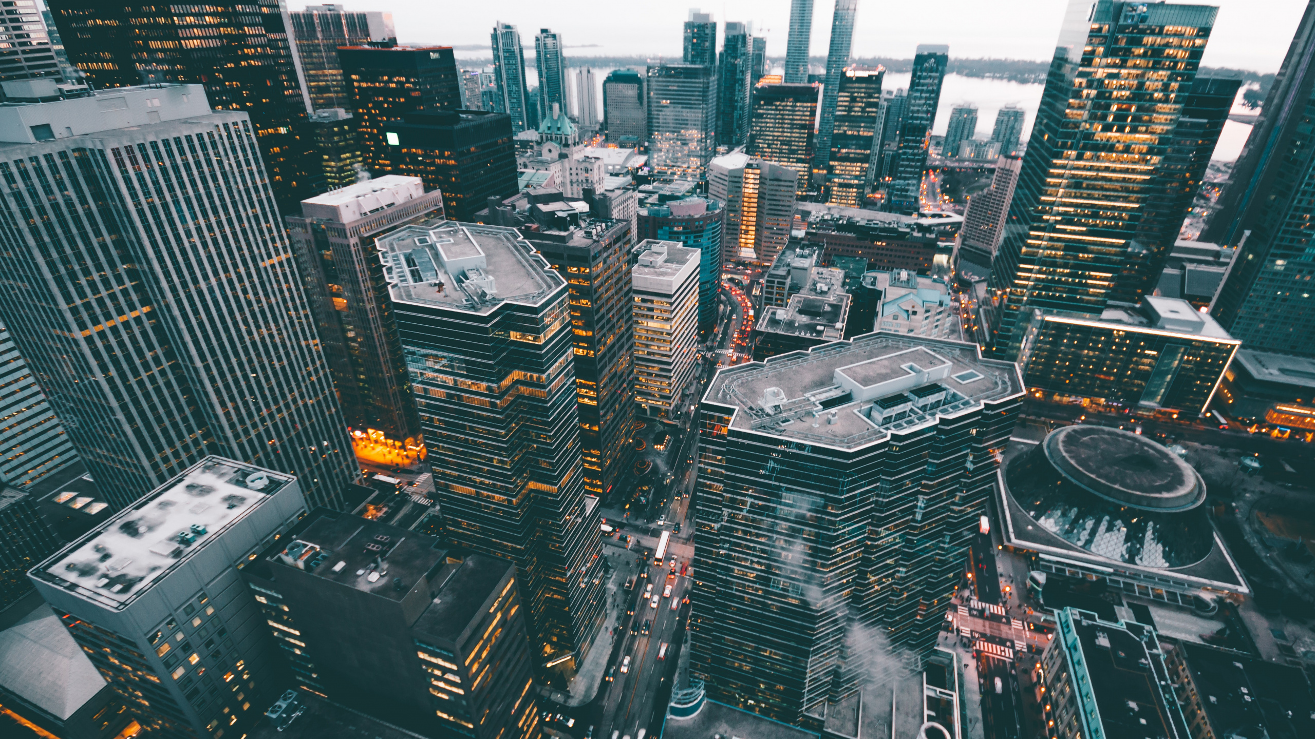 Aerial View of City Buildings During Daytime. Wallpaper in 2560x1440 Resolution