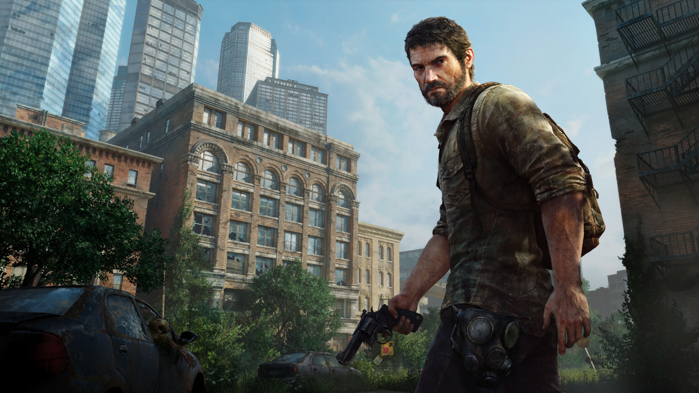 The Last of Us, Der Letzte Von Uns-Teil II, Ellie, Pc-Spiel, Digital Compositing. Wallpaper in 1366x768 Resolution