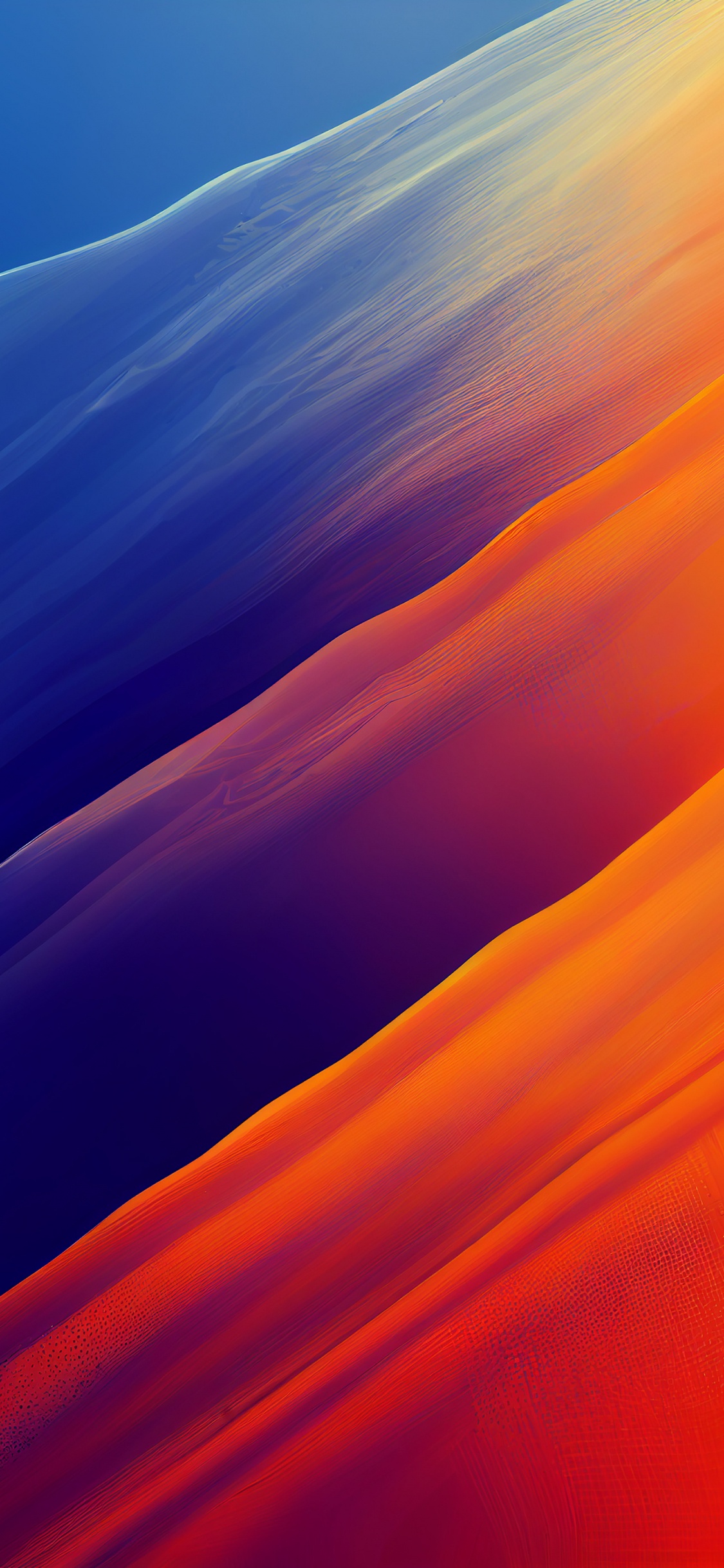 IOS 16, Äpfeln, Orange, Cloud, Farbtöne Und Schattierungen. Wallpaper in 1125x2436 Resolution