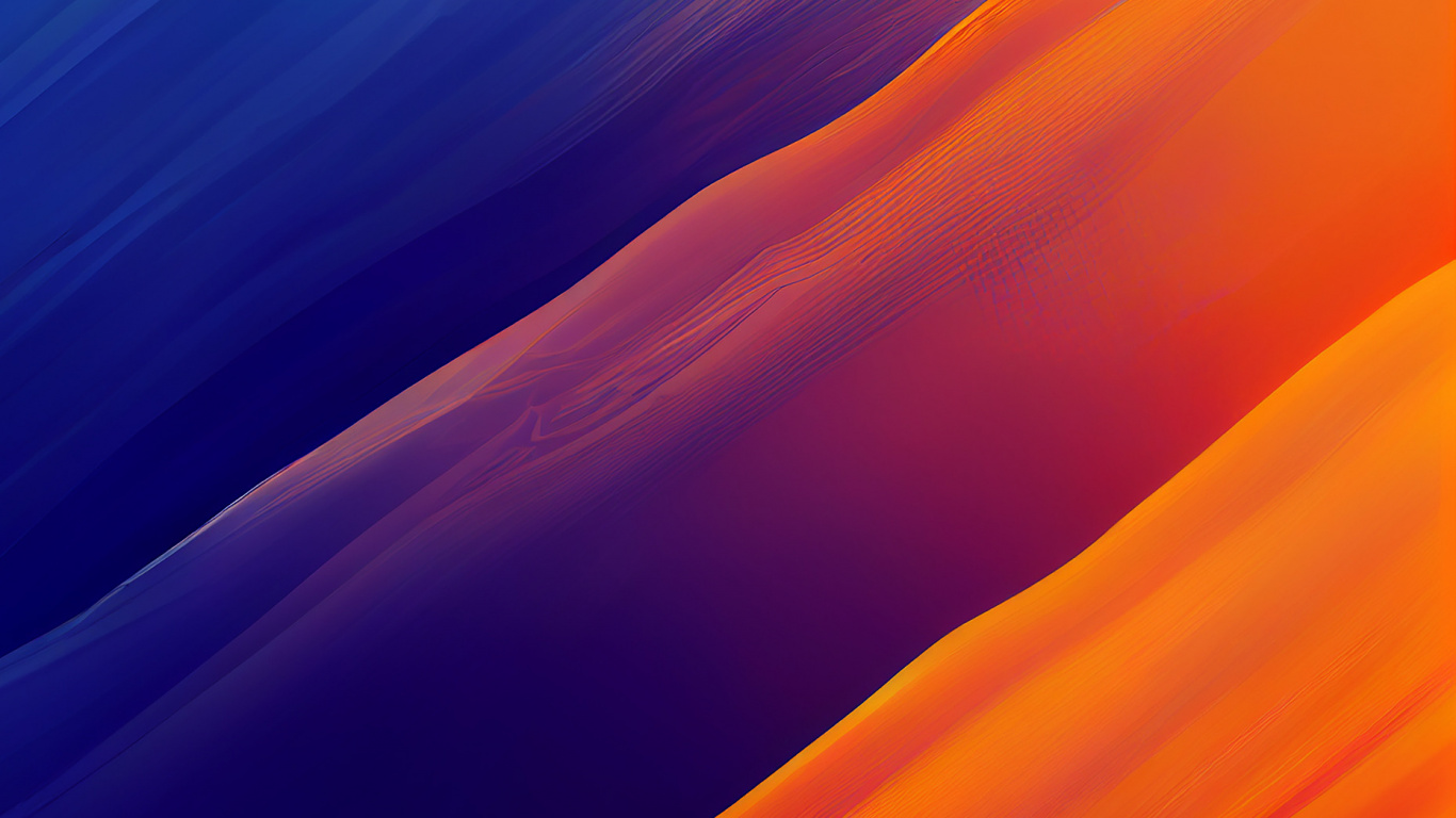 IOS 16, Äpfeln, Orange, Cloud, Farbtöne Und Schattierungen. Wallpaper in 1366x768 Resolution