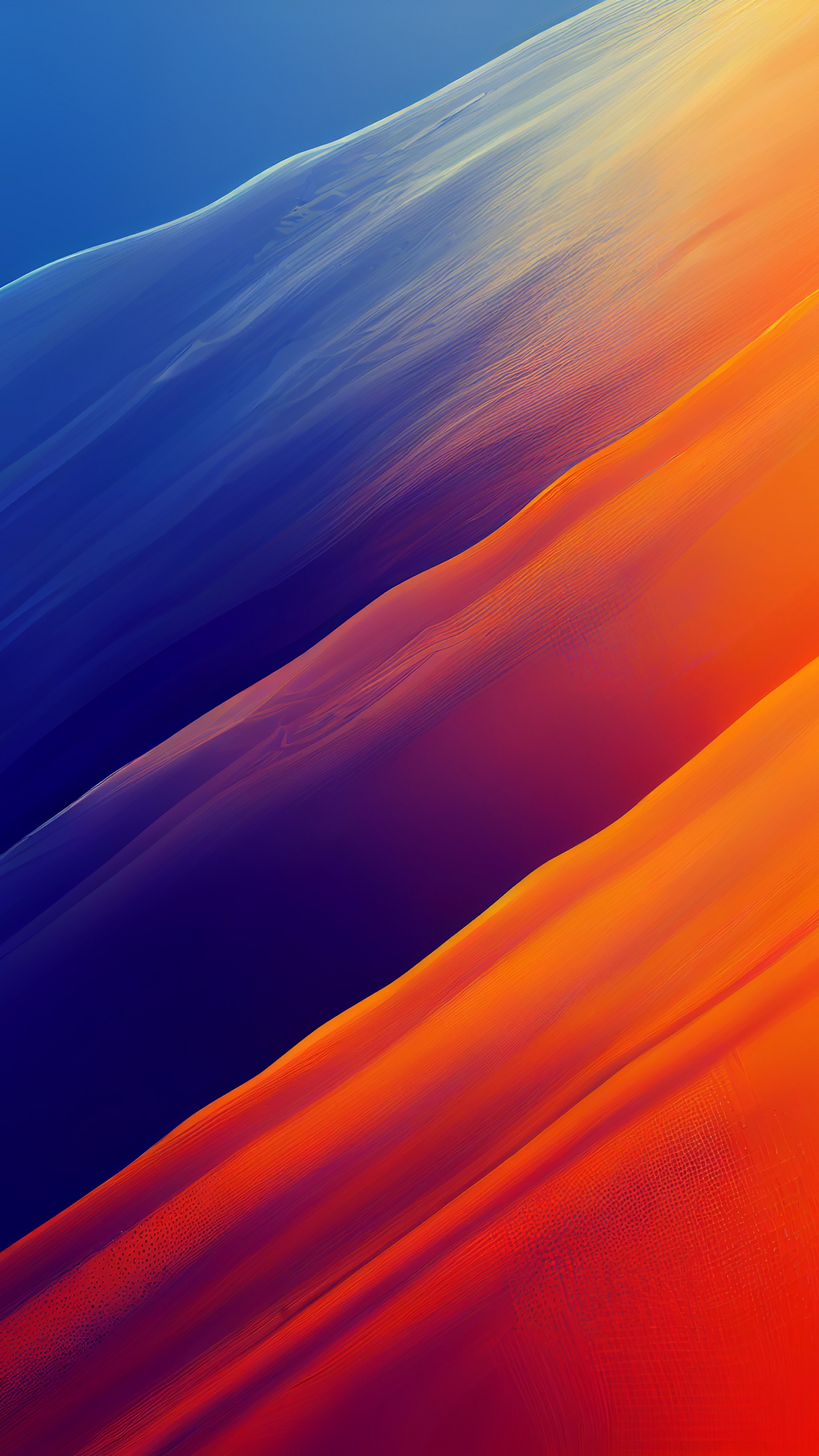 Ios 16, Apple, Orange, de Teintes et de Nuances, Art. Wallpaper in 1440x2560 Resolution