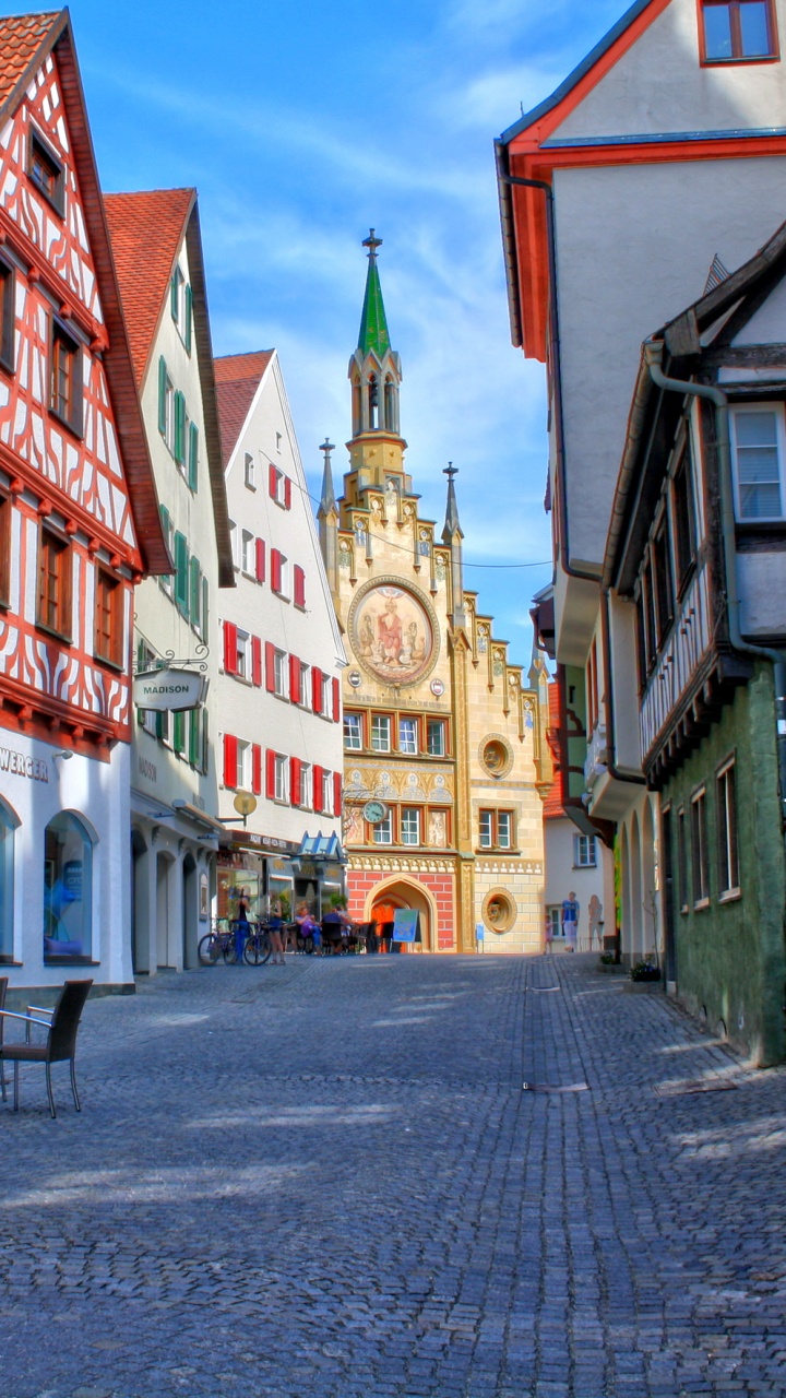 城市, 街, 街区, 巷子里, 窗口 壁纸 720x1280 允许