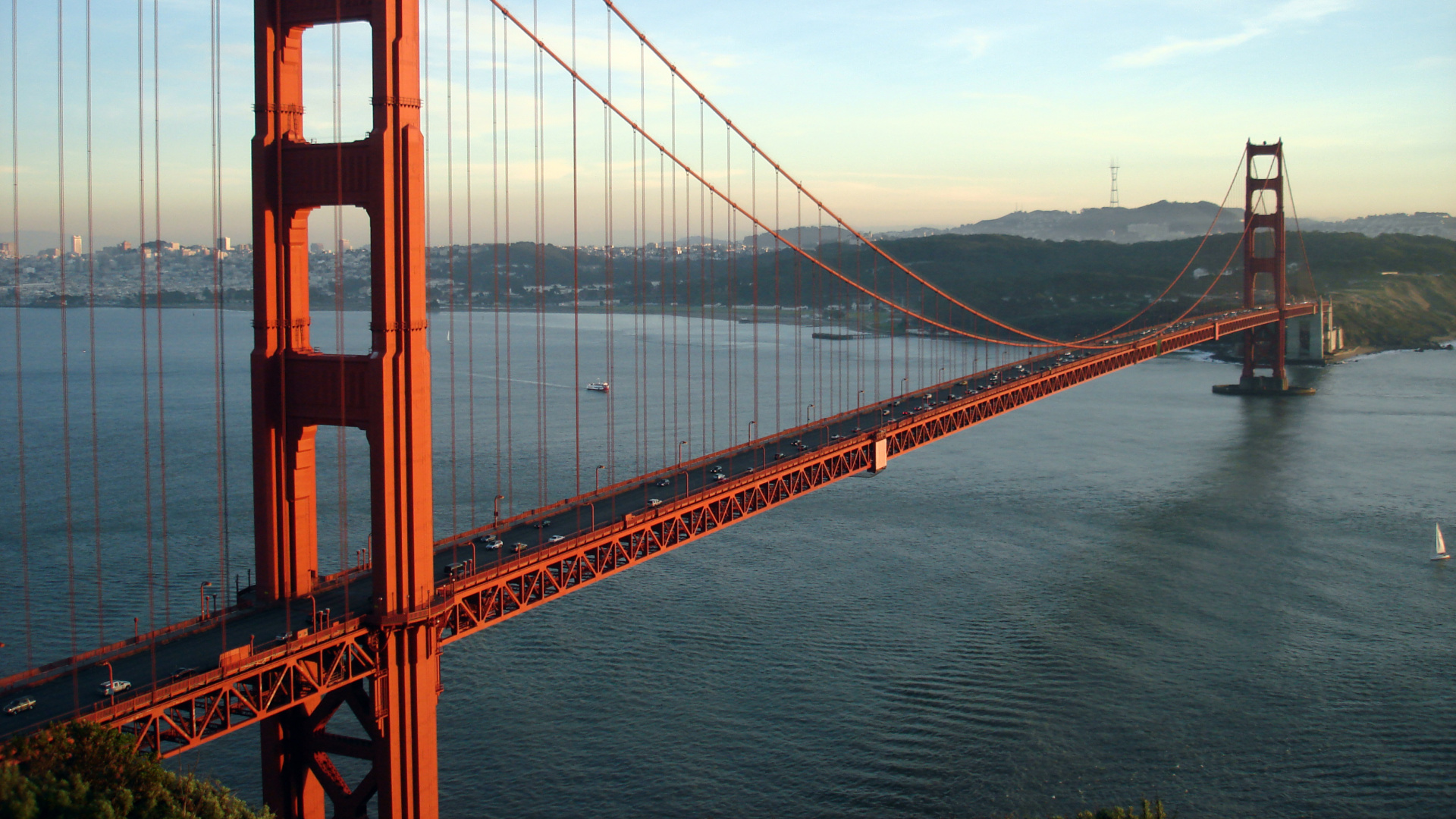 Pont du Golden Gate San Francisco Californie. Wallpaper in 1920x1080 Resolution