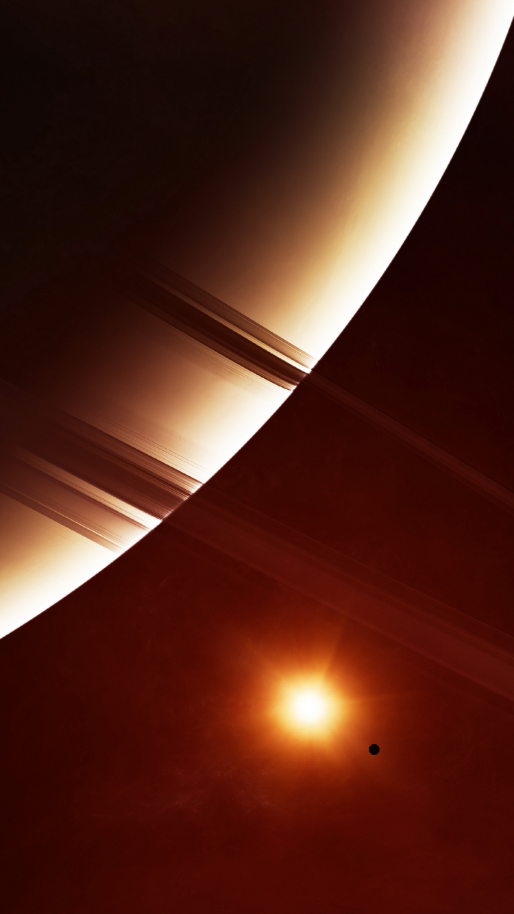 环系统, 土星, 这个星球, 天文学对象, 光 壁纸 750x1334 允许