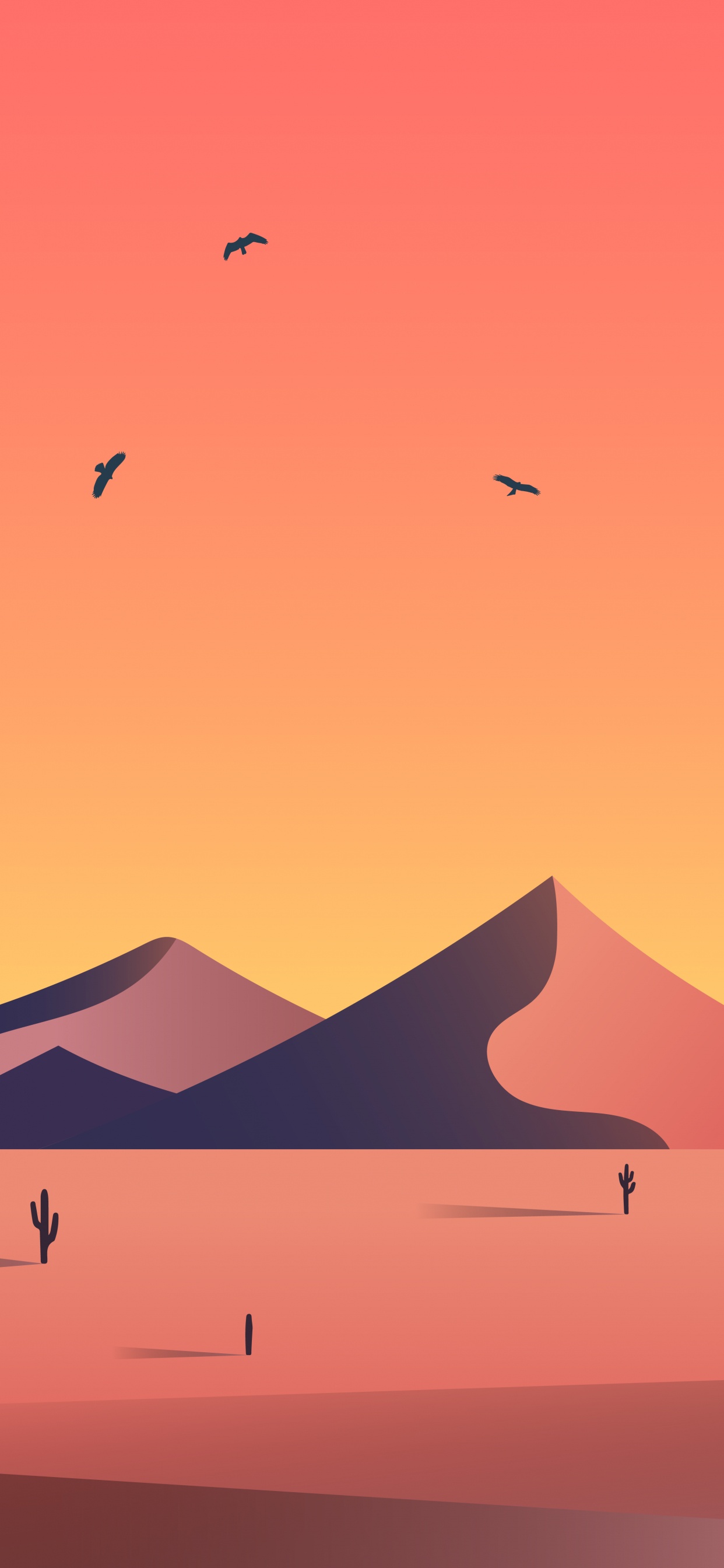 L'écorégion, Oiseau, Nature, Pente, Orange. Wallpaper in 1242x2688 Resolution