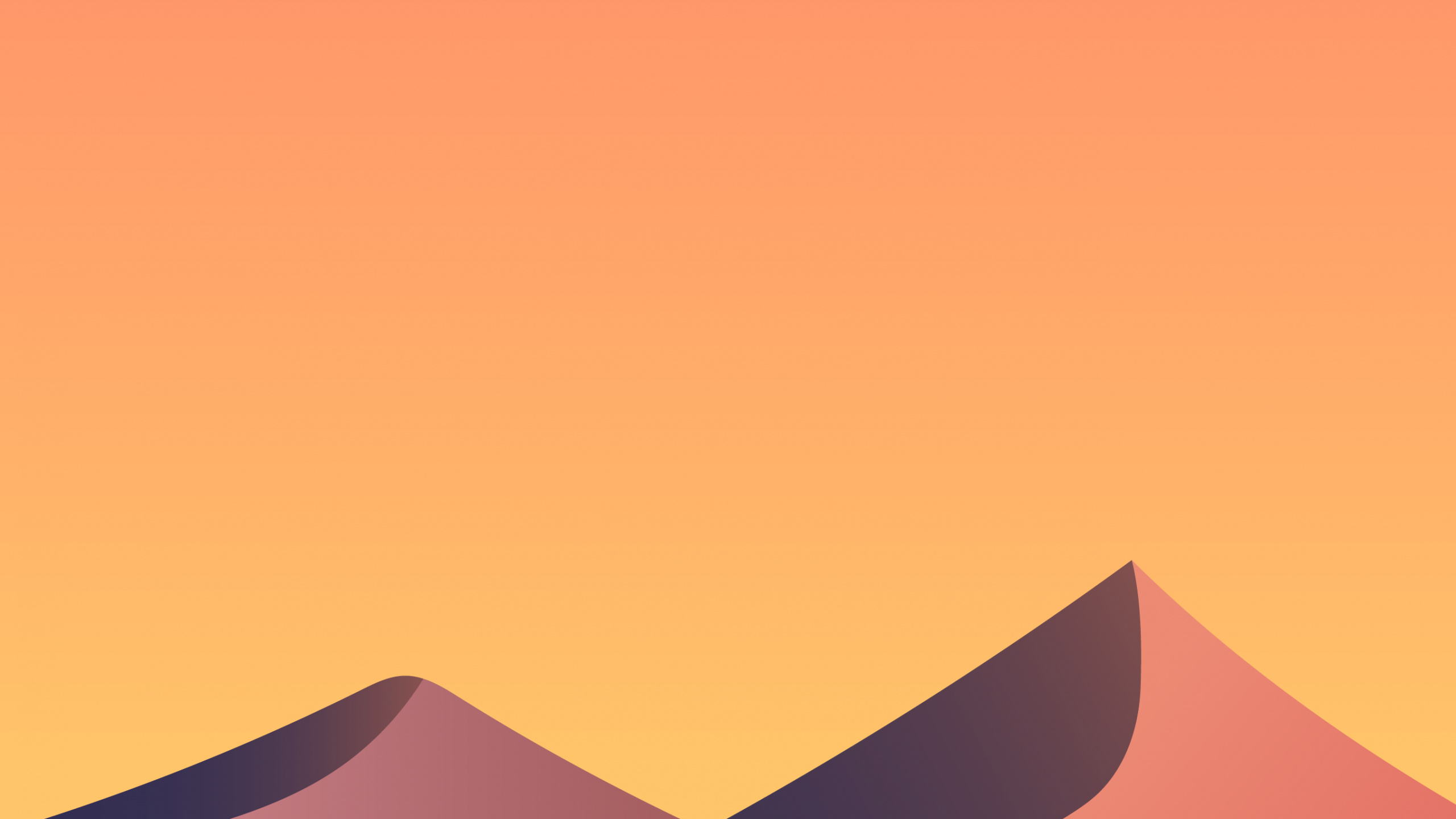 生态区, 鸟, 性质, 斜坡, 橙色 壁纸 2560x1440 允许