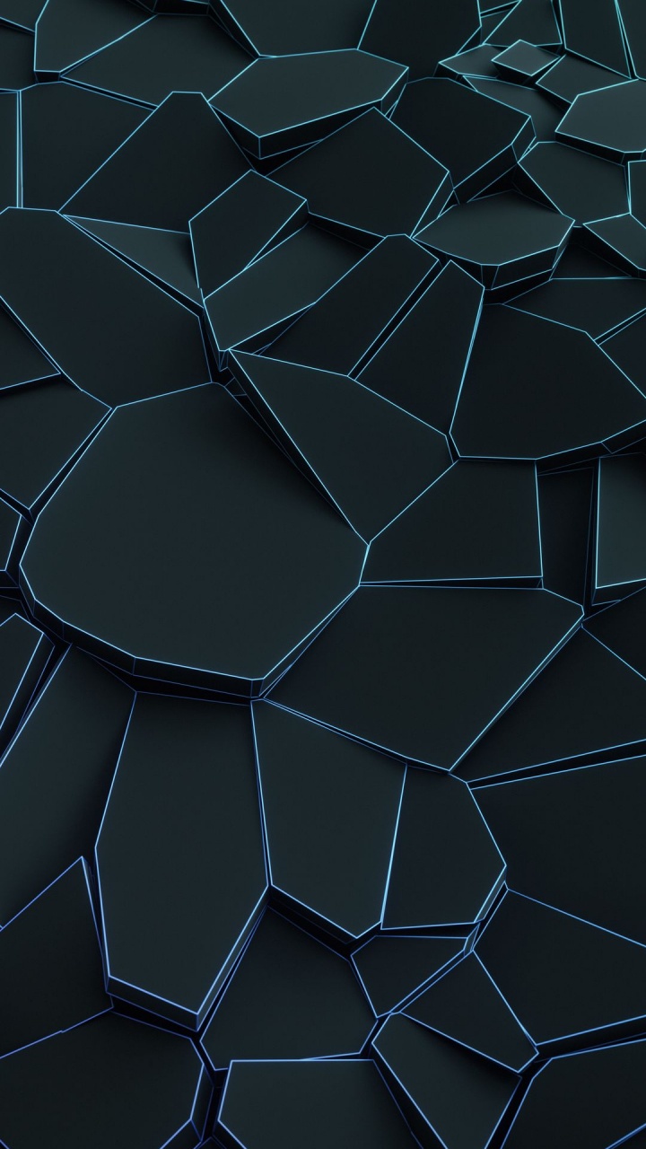 料酒店, 对称, 电蓝色的, 空间, 三角形 壁纸 720x1280 允许