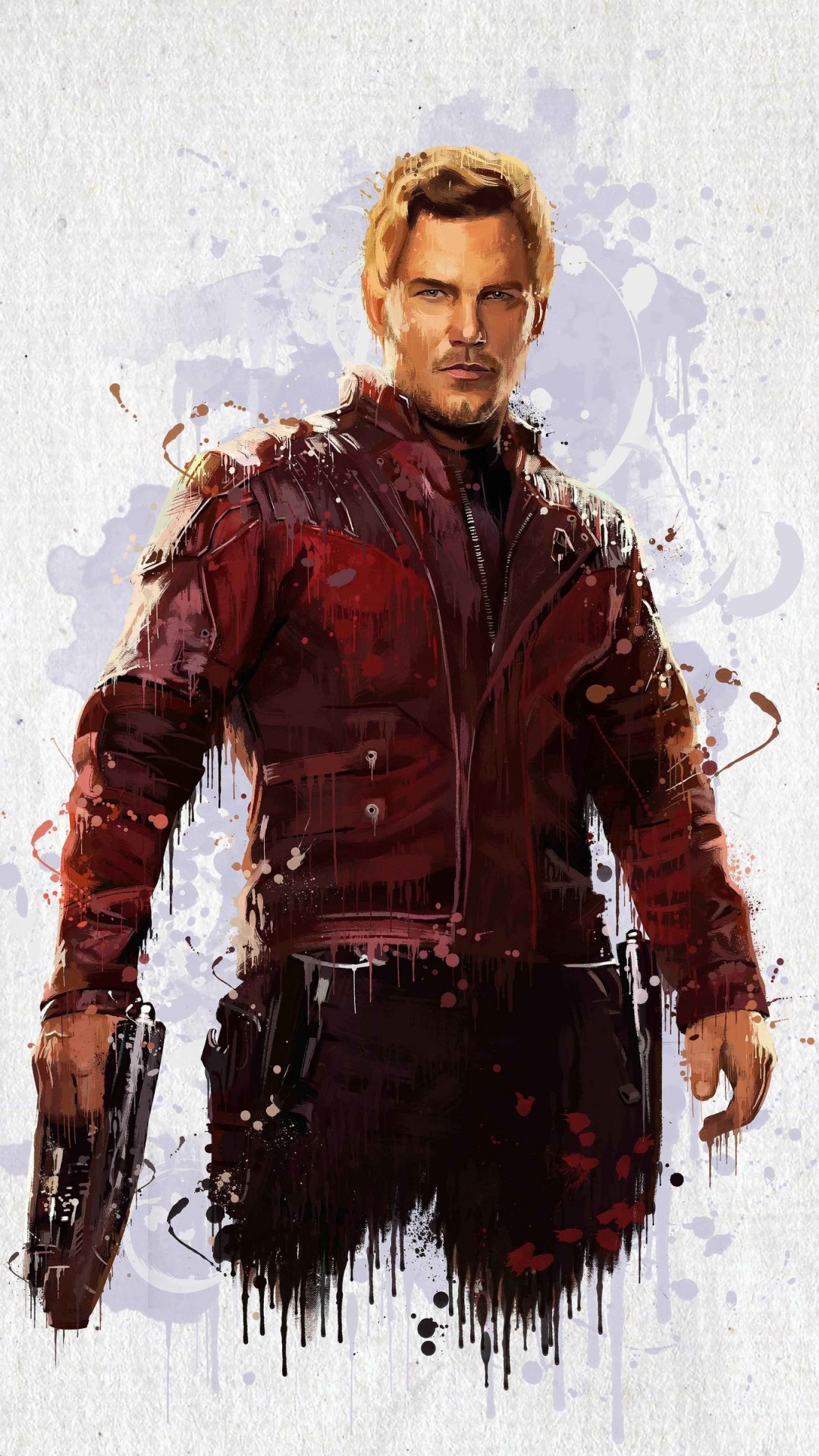 Fille en Veste Rouge et Jupe Noire Debout Sur un Sol Couvert de Neige. Wallpaper in 1080x1920 Resolution