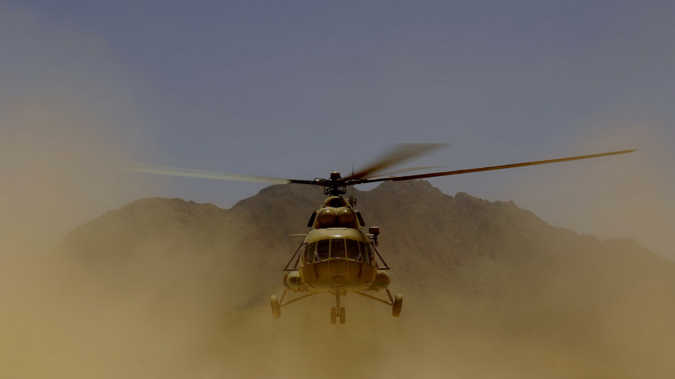 Hubschrauber, Hubschrauber-rotor, Drehflügler, Flug, Cloud. Wallpaper in 1366x768 Resolution