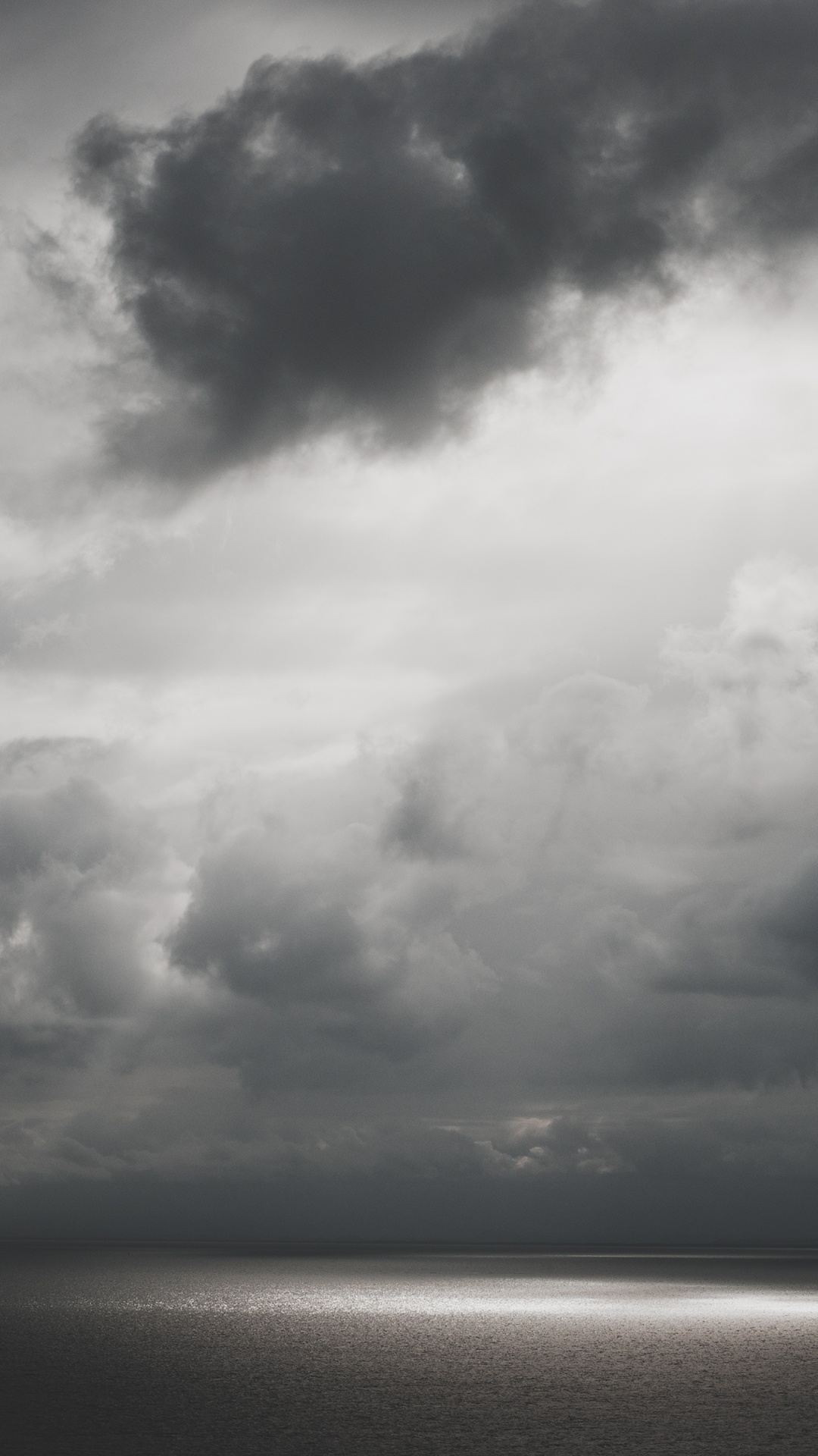 Nubes Blancas Sobre el Mar. Wallpaper in 1080x1920 Resolution