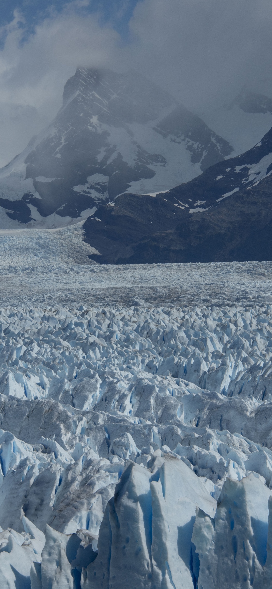 冰川, 冰山, 冰川湖, 多山的地貌, 冰川地貌 壁纸 1125x2436 允许