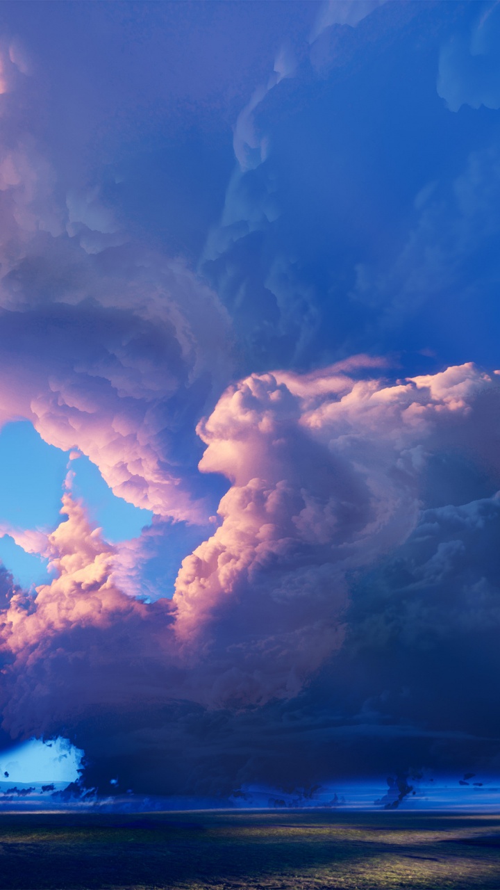 教程, 气氛, 生态区, Azure, 紫色的 壁纸 720x1280 允许