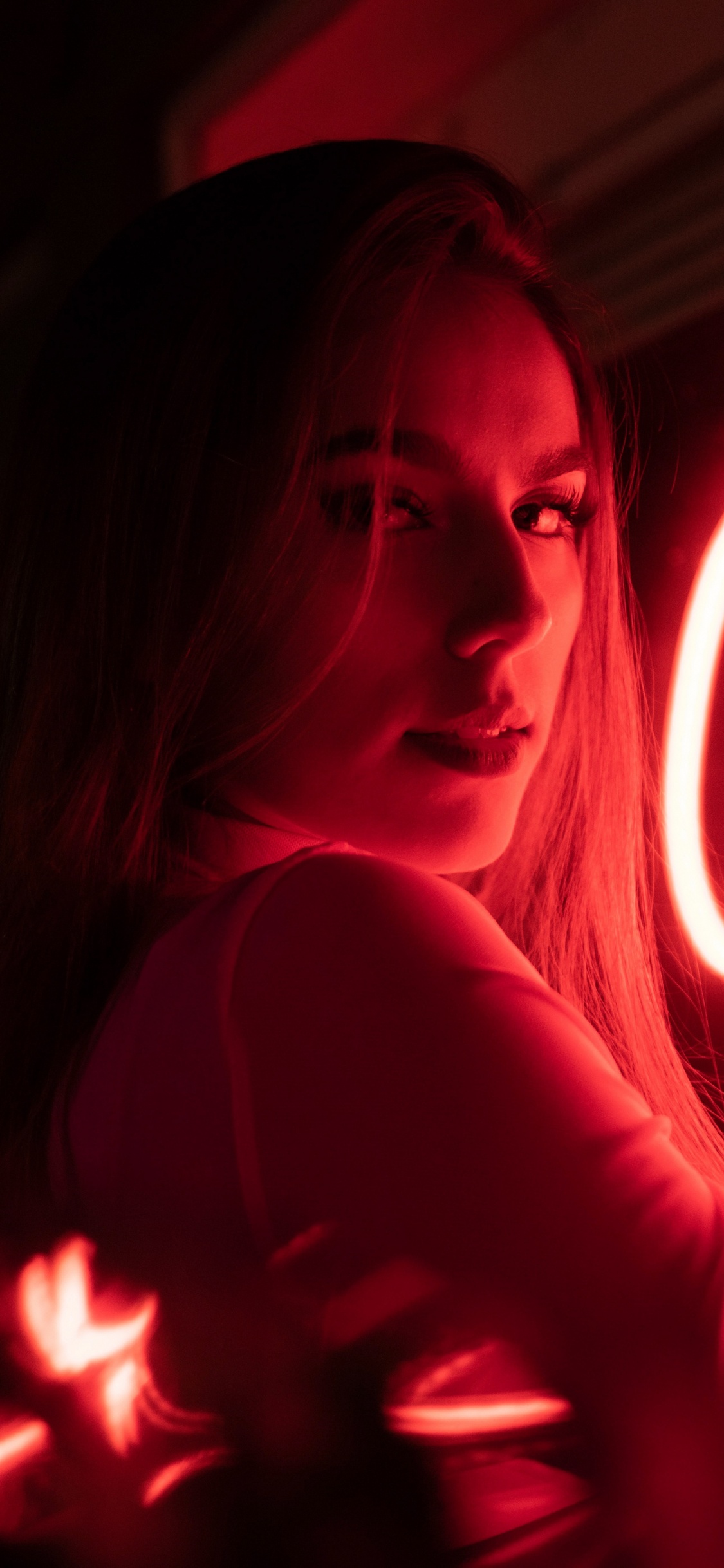 Licht, Leinwanddruck, Poster, Lippe, Auge. Wallpaper in 1125x2436 Resolution