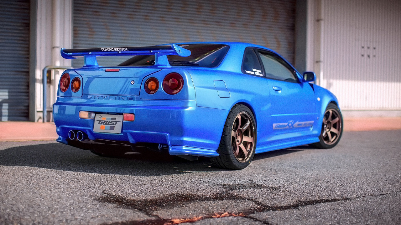 Nissan Skyline Gt-r, Nissan Gt-r, Car, Nissan, Sportwagen. Wallpaper in 1280x720 Resolution