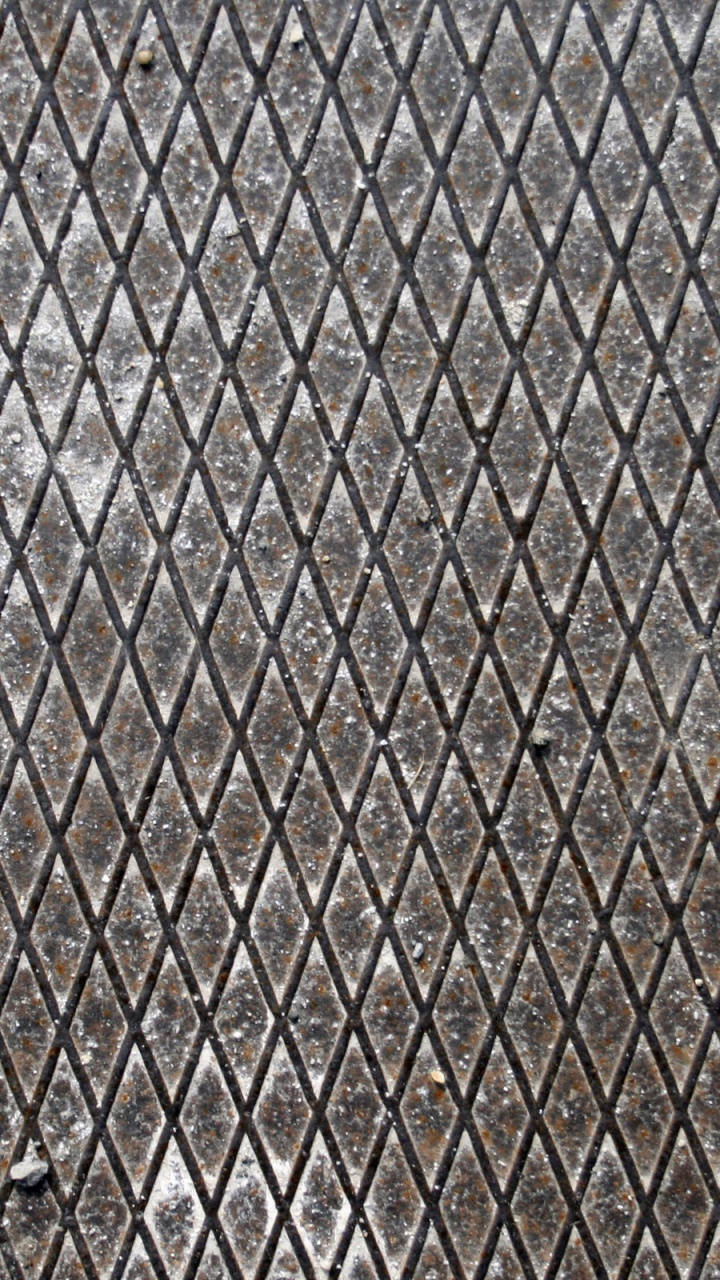 Grauer Und Schwarzer Metallzaun. Wallpaper in 720x1280 Resolution