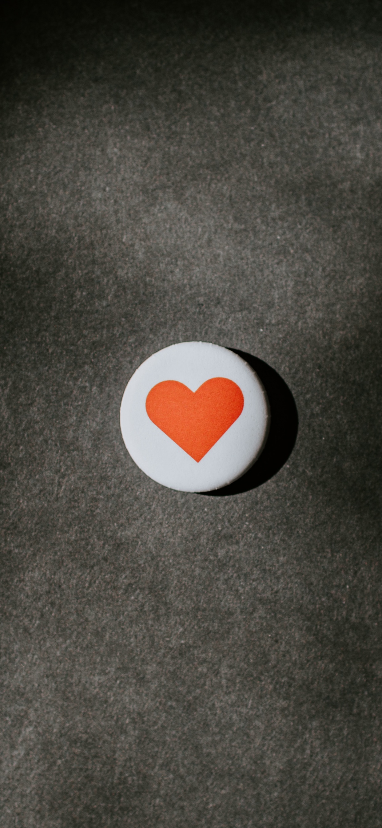 White and Orange Round Ornament. Wallpaper in 1242x2688 Resolution