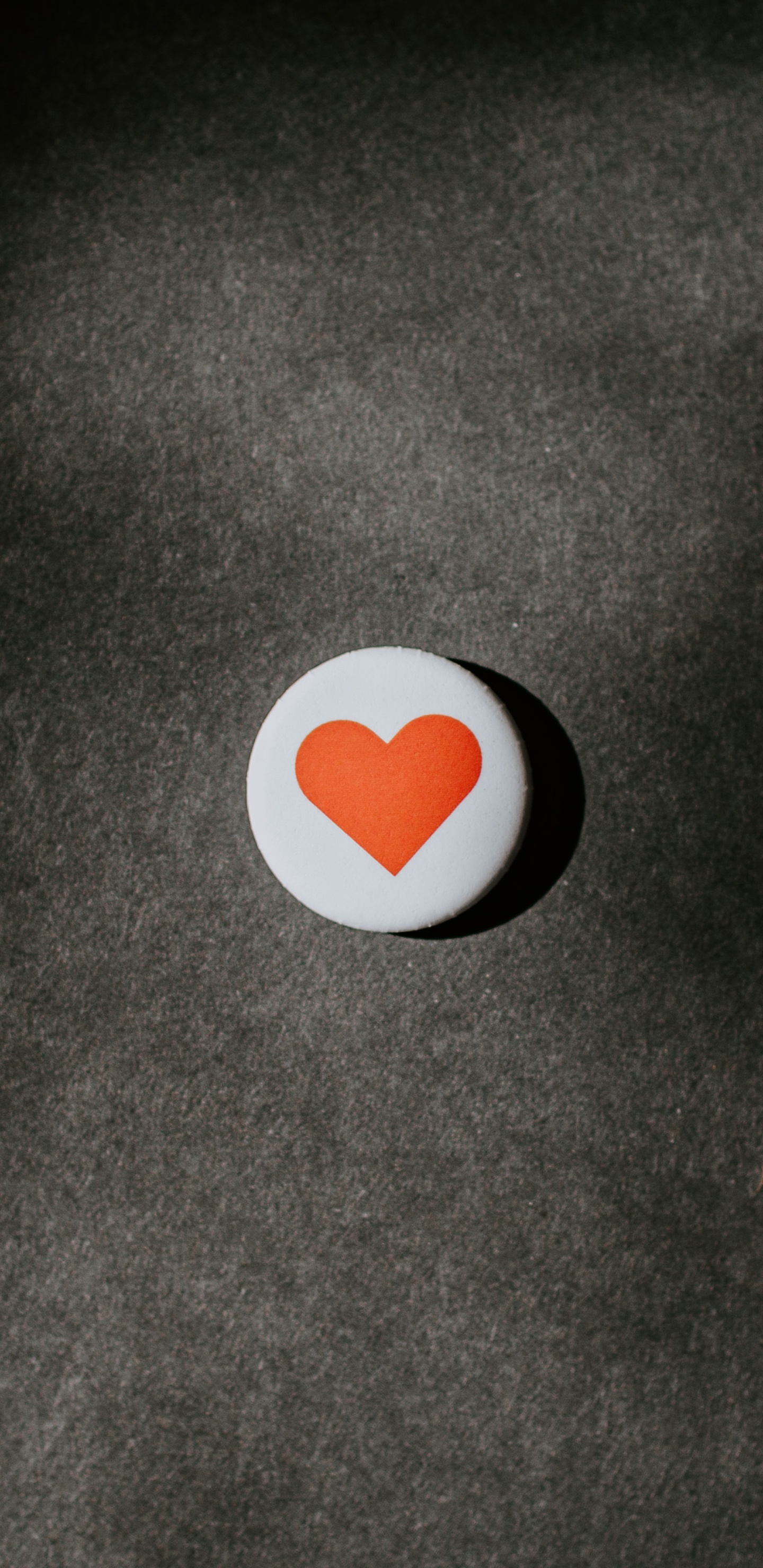 White and Orange Round Ornament. Wallpaper in 1440x2960 Resolution