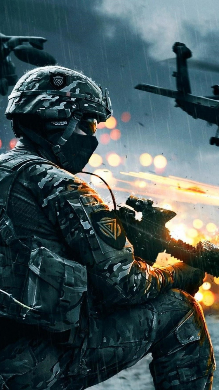 Battlefield 1942, Multiplayer Video Game, Electronic Arts, Soldier, Army. Wallpaper in 750x1334 Resolution