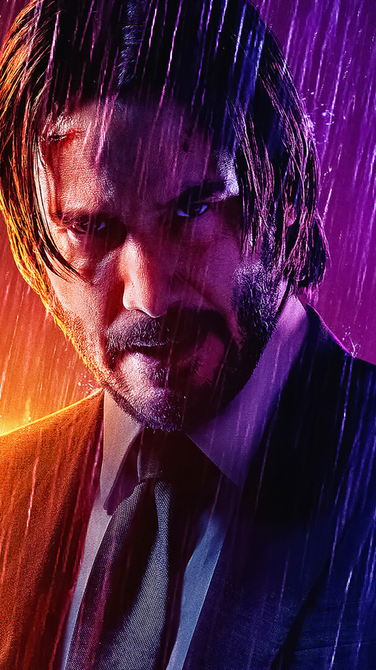 John Wick, Lionsgate, Frisur, Stirn, Augenbraue. Wallpaper in 750x1334 Resolution