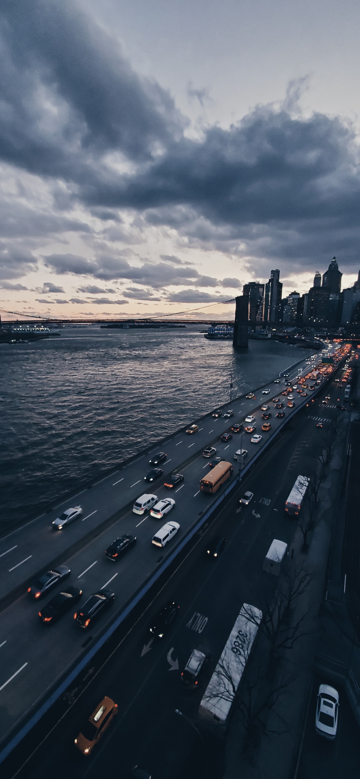 Cloud, Water, Cars, Building, Body of Water. Wallpaper in 1242x2688 Resolution