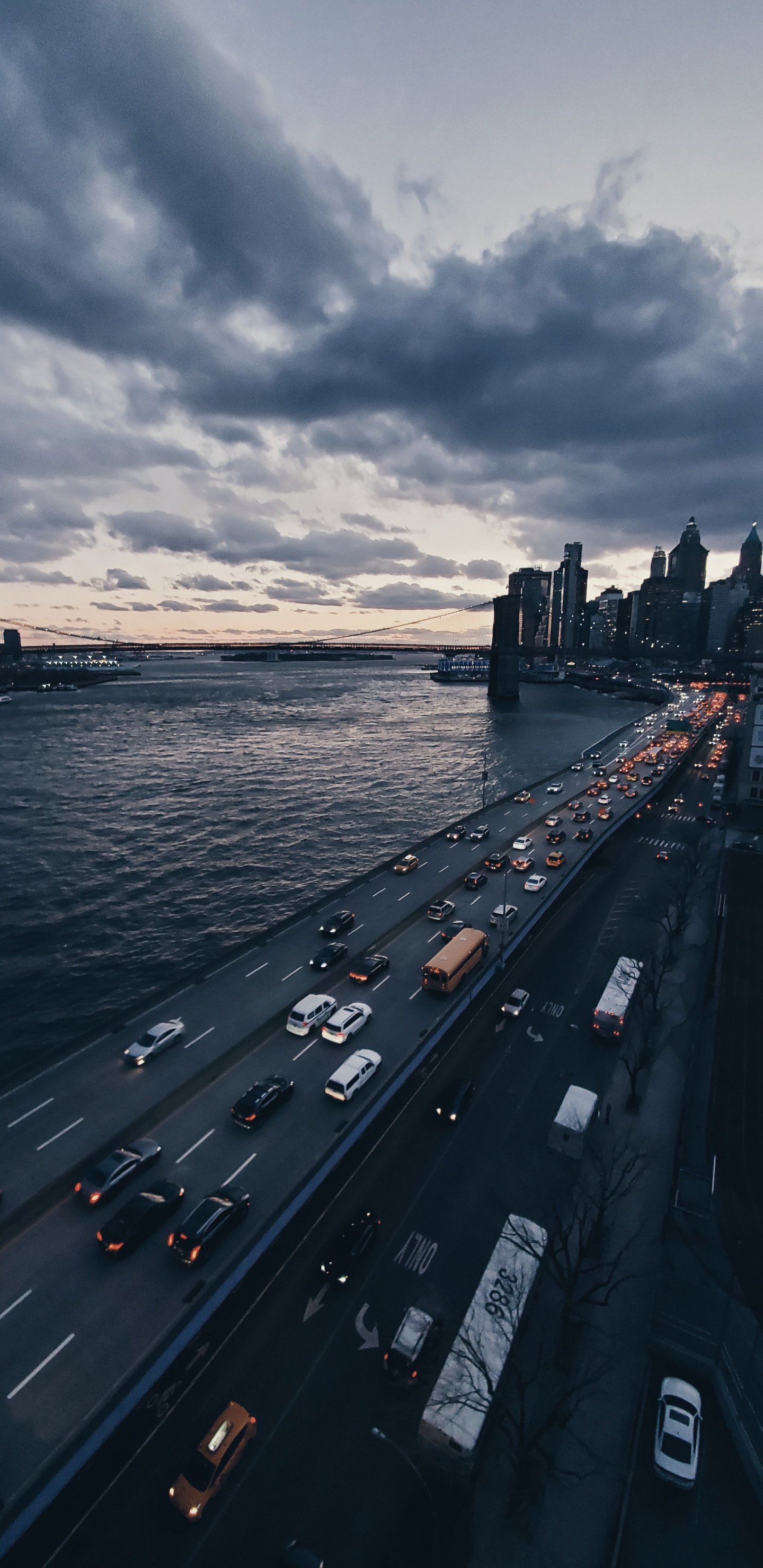 Cloud, Water, Cars, Building, Body of Water. Wallpaper in 1440x2960 Resolution