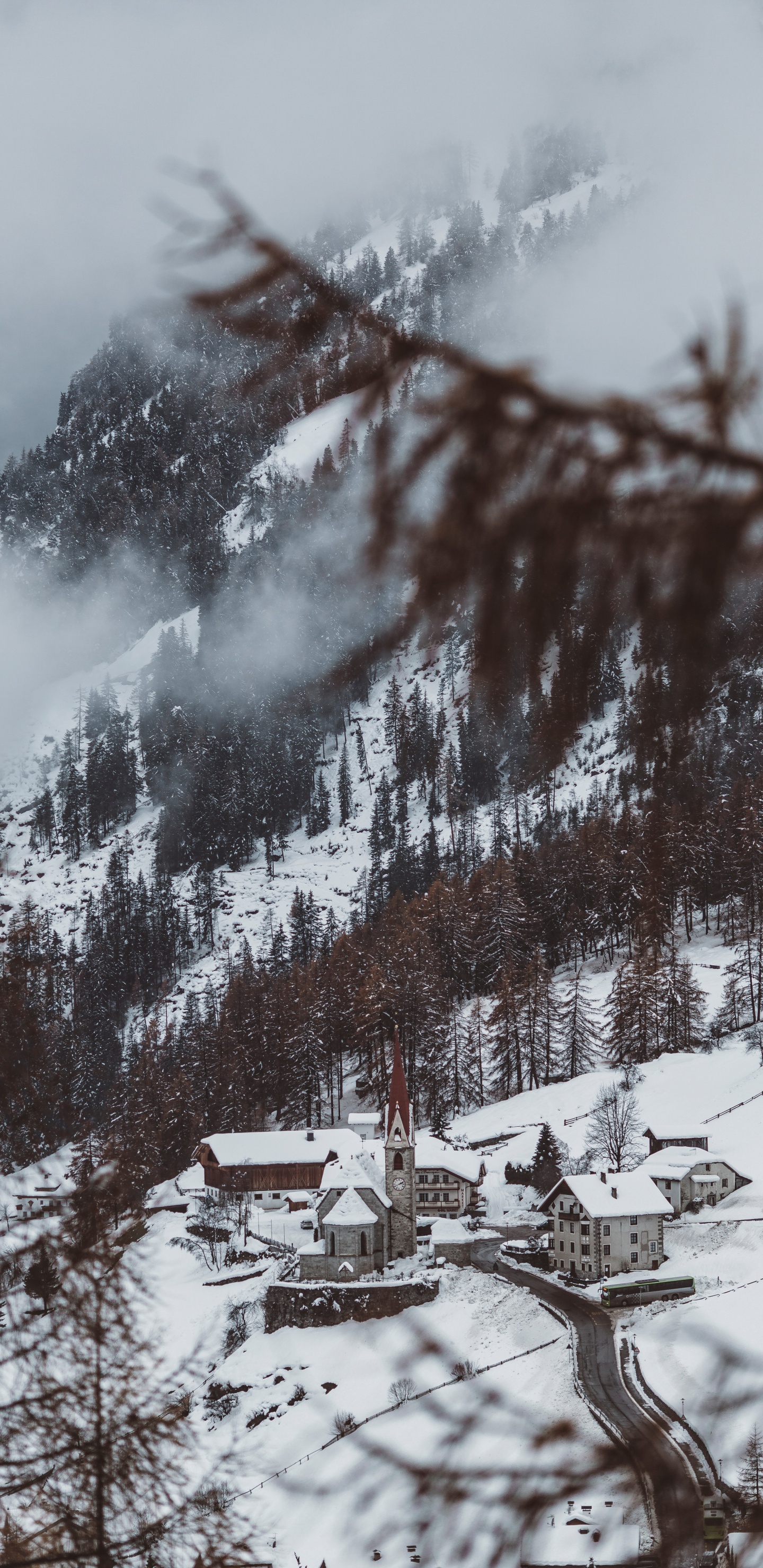 Hiver, Neige, Eau, Paysage Naturel, Congélation. Wallpaper in 1440x2960 Resolution