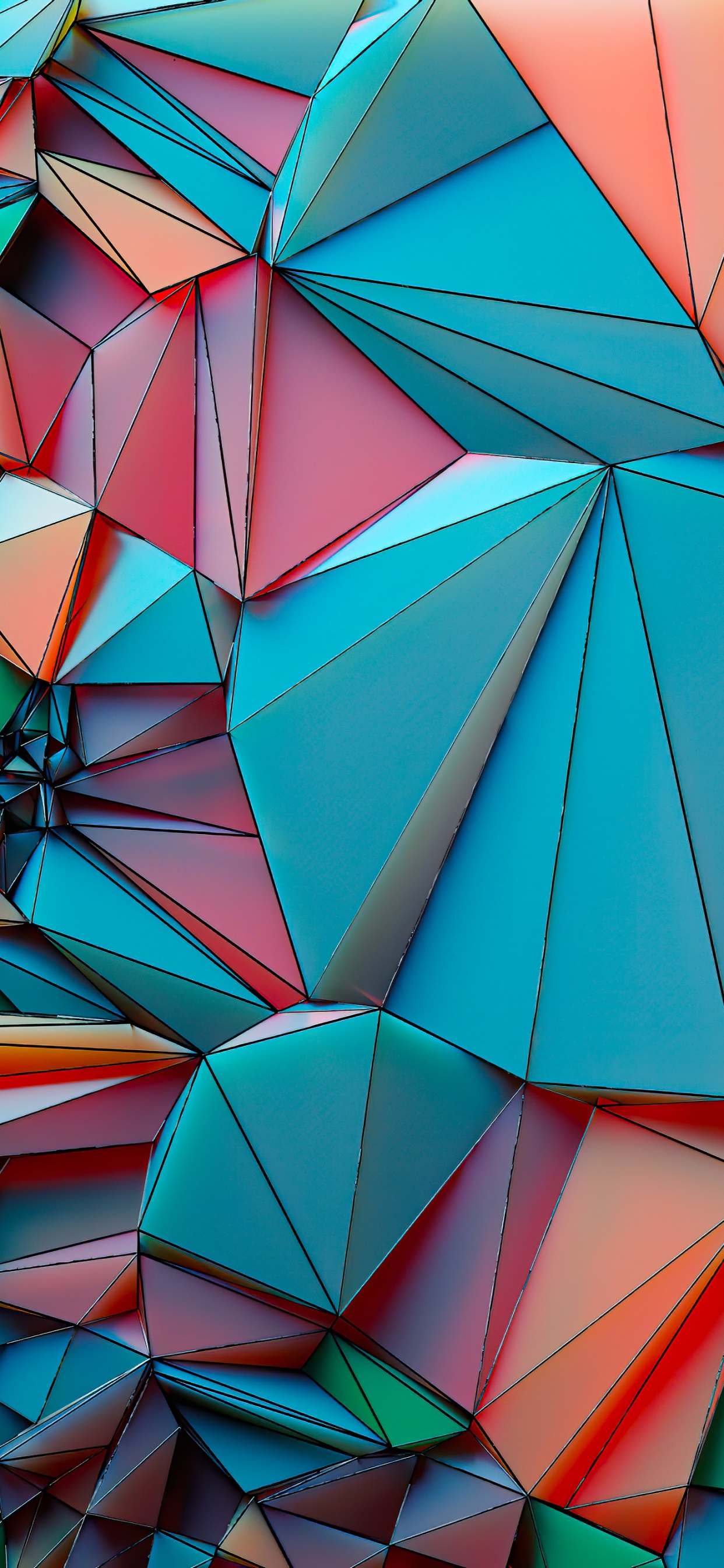 Triangle, Blue, White, Light, Azure. Wallpaper in 1242x2688 Resolution