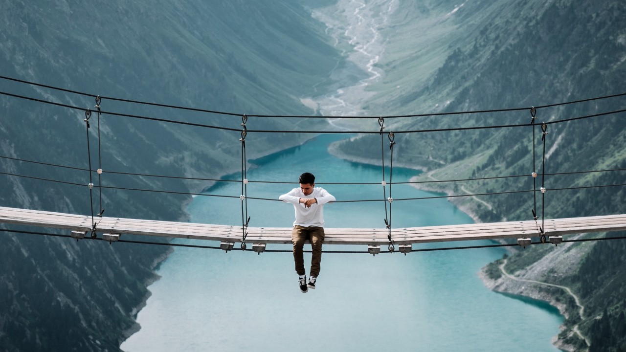 Mountain, Glacial Landform, Fjord, Mountainous Landforms, Reflection. Wallpaper in 1280x720 Resolution
