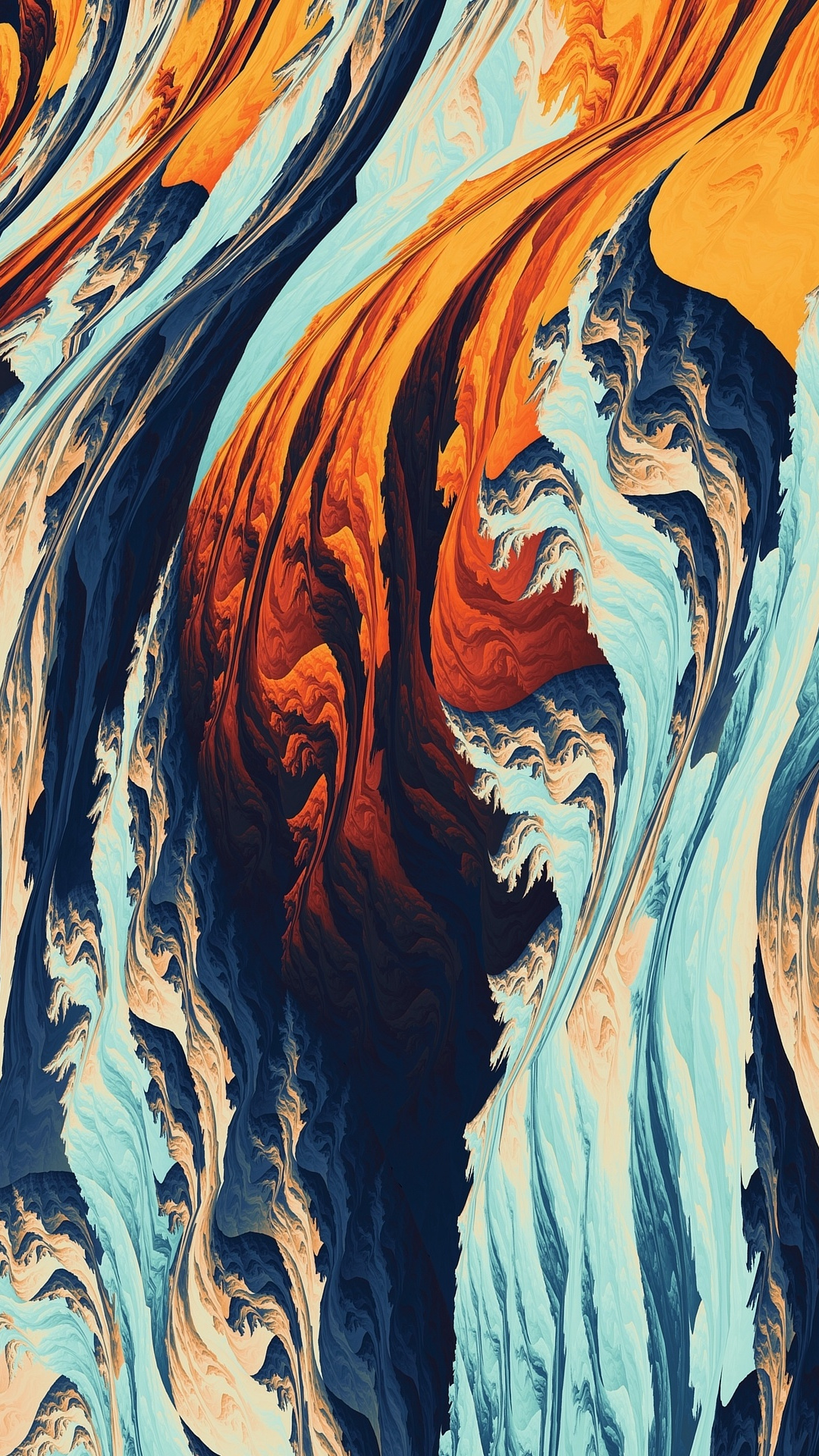 Torrent Pattern Fractal, Fractal, Visual Arts, Pattern, Art. Wallpaper in 1080x1920 Resolution