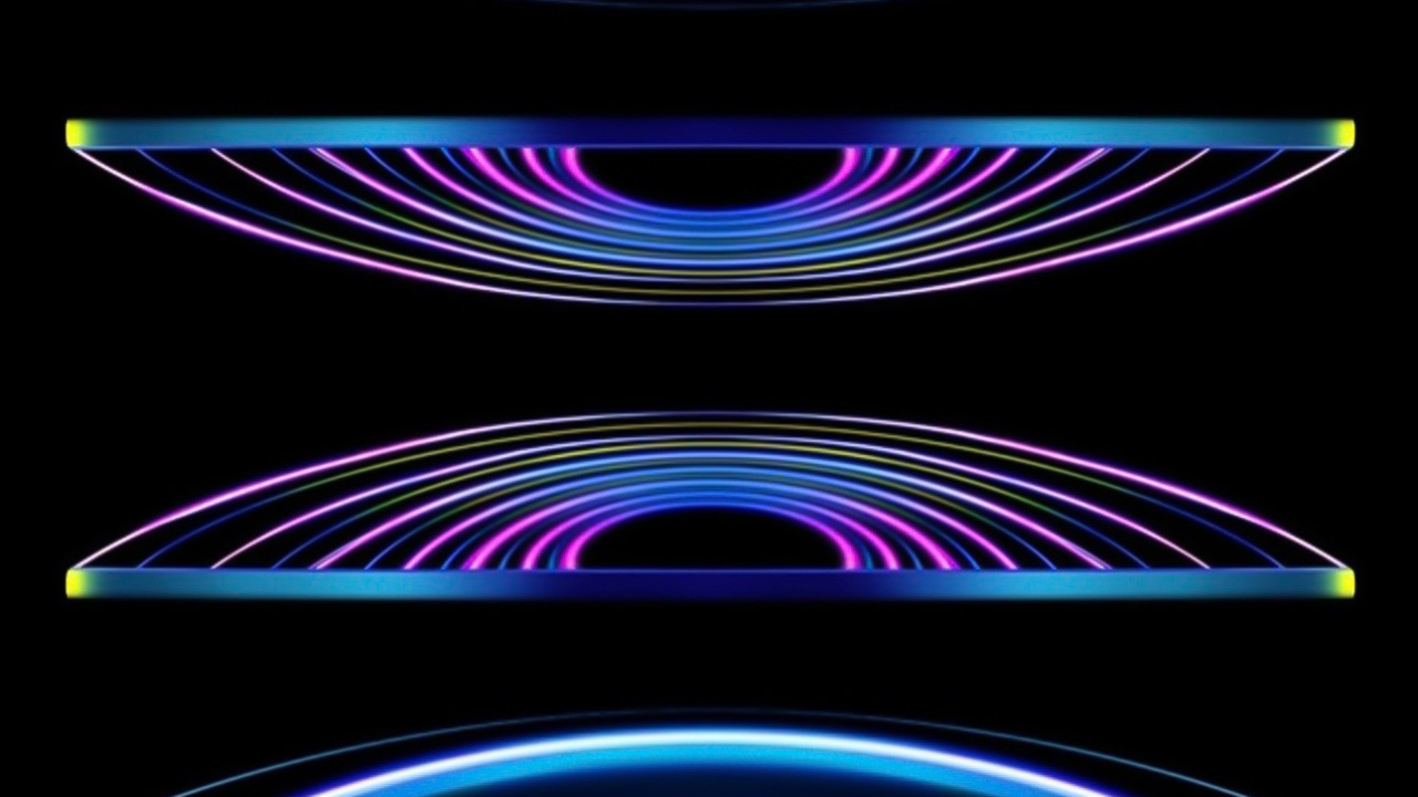 Apples, Ios, Light, Purple, Art. Wallpaper in 1280x720 Resolution