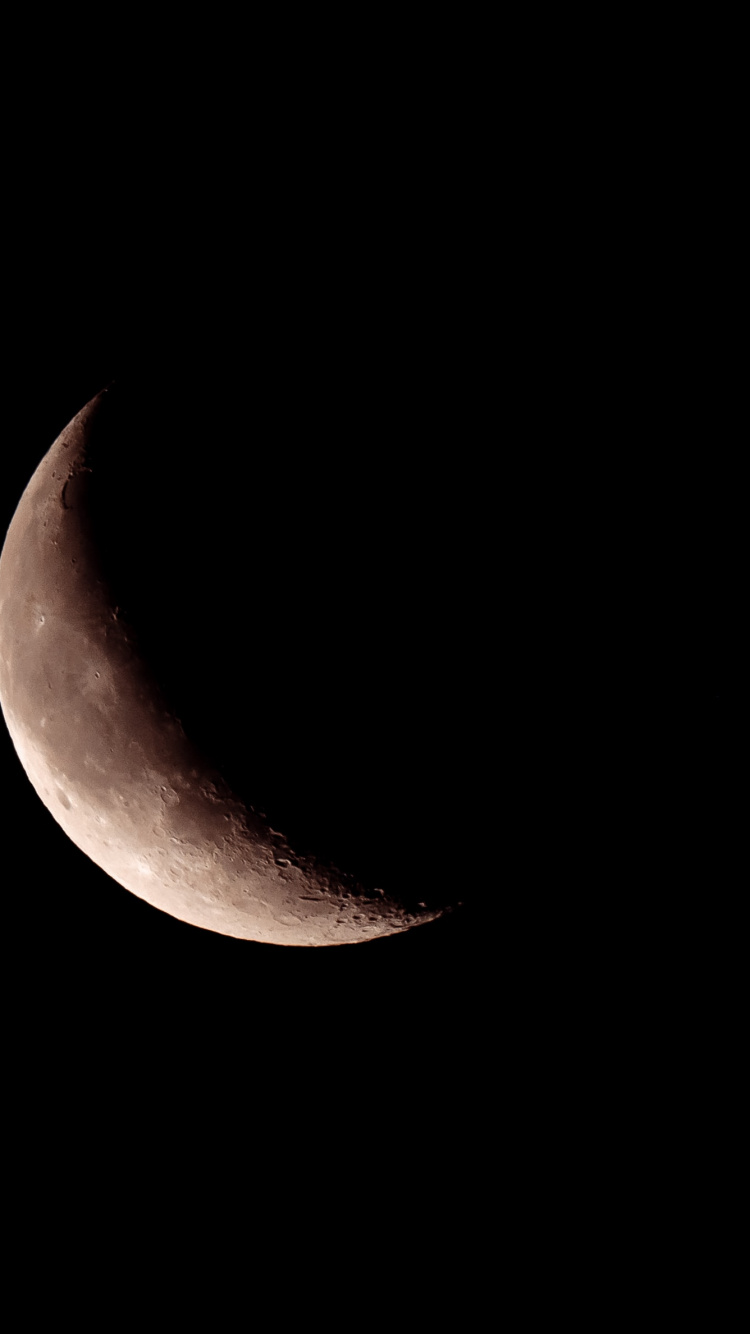 Vollmond am Himmel. Wallpaper in 750x1334 Resolution