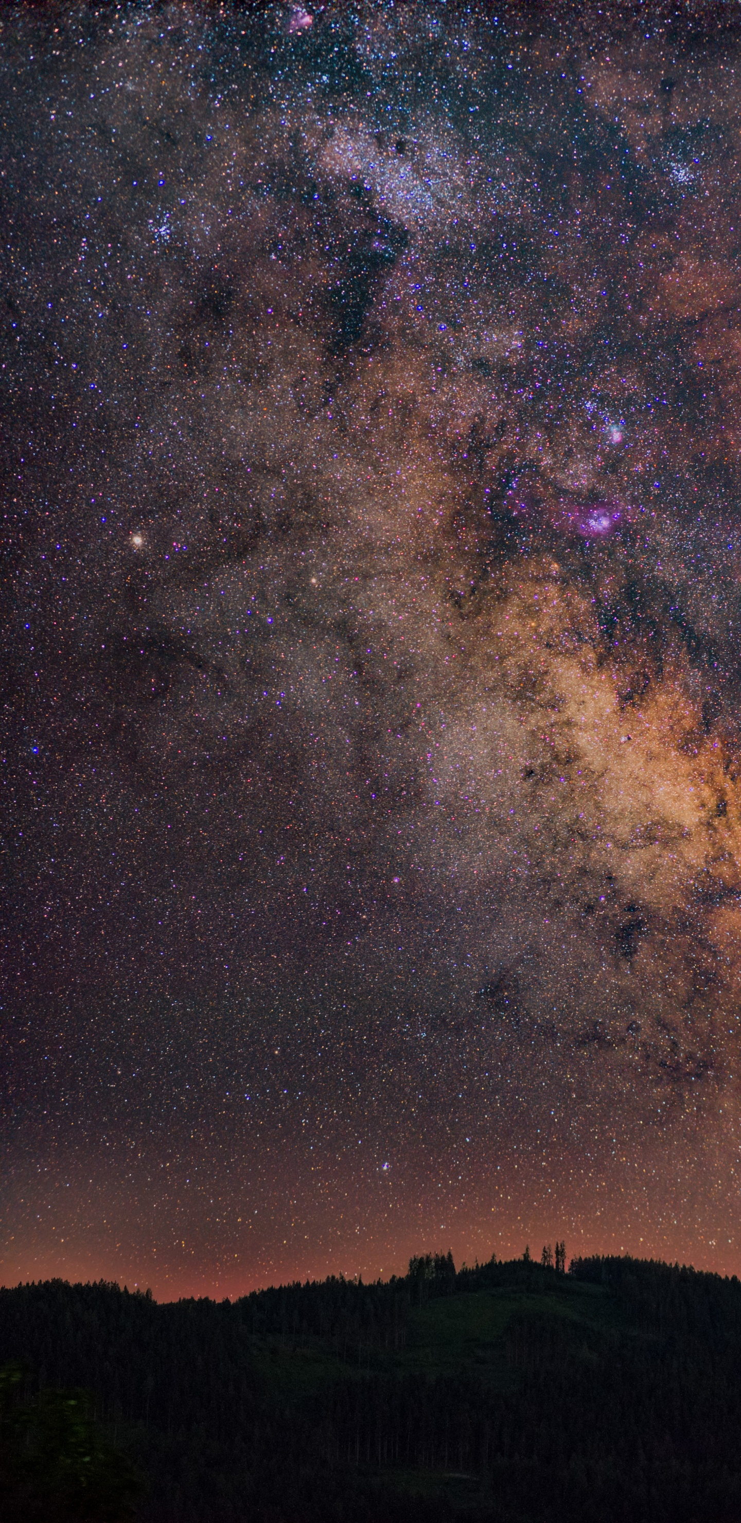 Astronomie, Milchstraße, Natur, Atmosphäre, Weltraum. Wallpaper in 1440x2960 Resolution