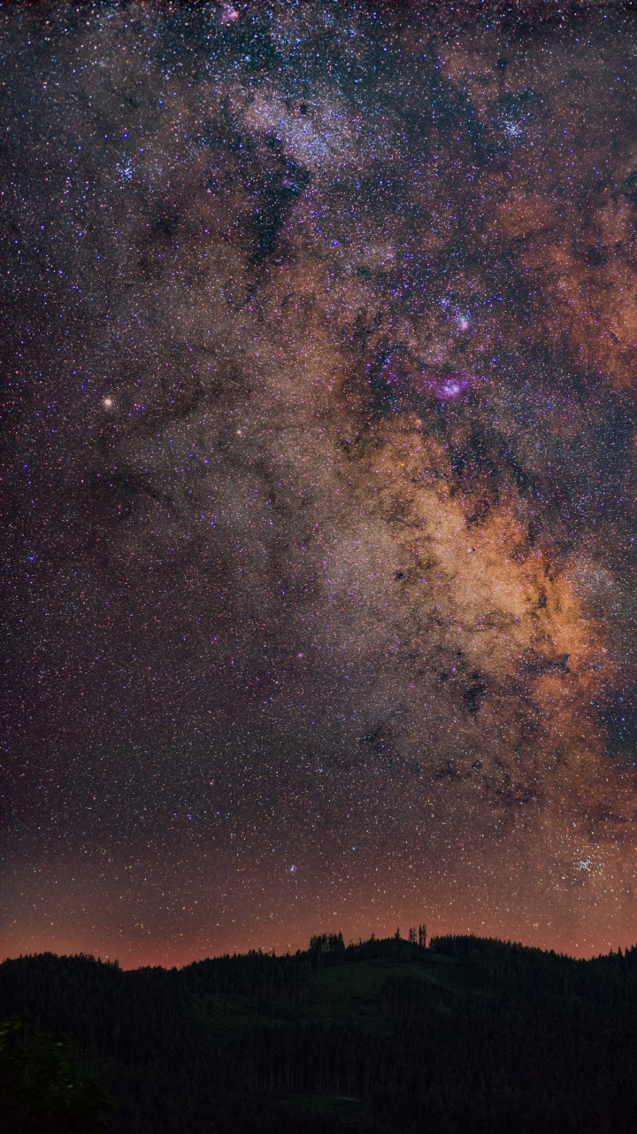 la Astronomía, Vía Láctea, Naturaleza, Ambiente, el Espacio Exterior. Wallpaper in 720x1280 Resolution