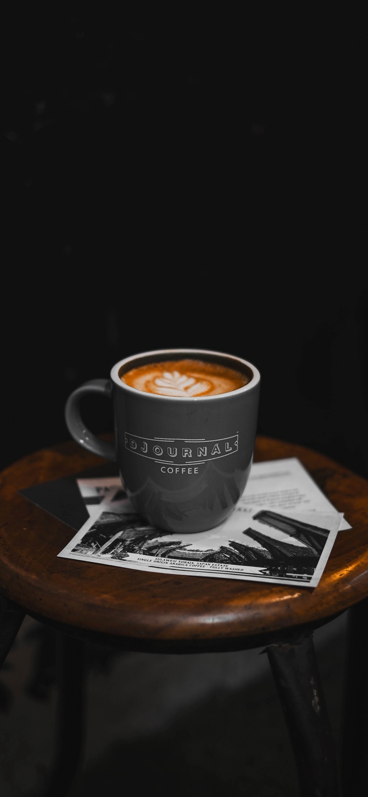 Amoled, OLED, Espresso, Tasse à Café, Table. Wallpaper in 1242x2688 Resolution