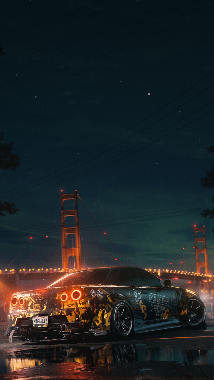 Art, Nissan, Tire, Wheel, Atmosphere. Wallpaper in 720x1280 Resolution