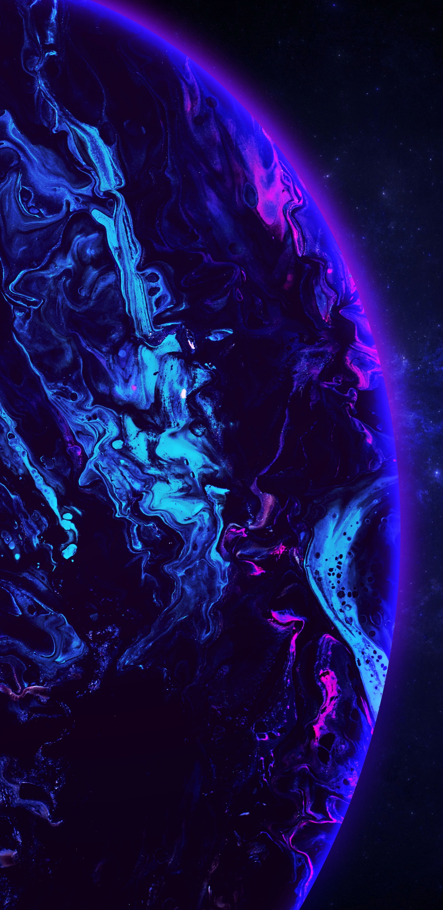 Earth, Water, World, Art, Astronomical Object. Wallpaper in 1440x2960 Resolution