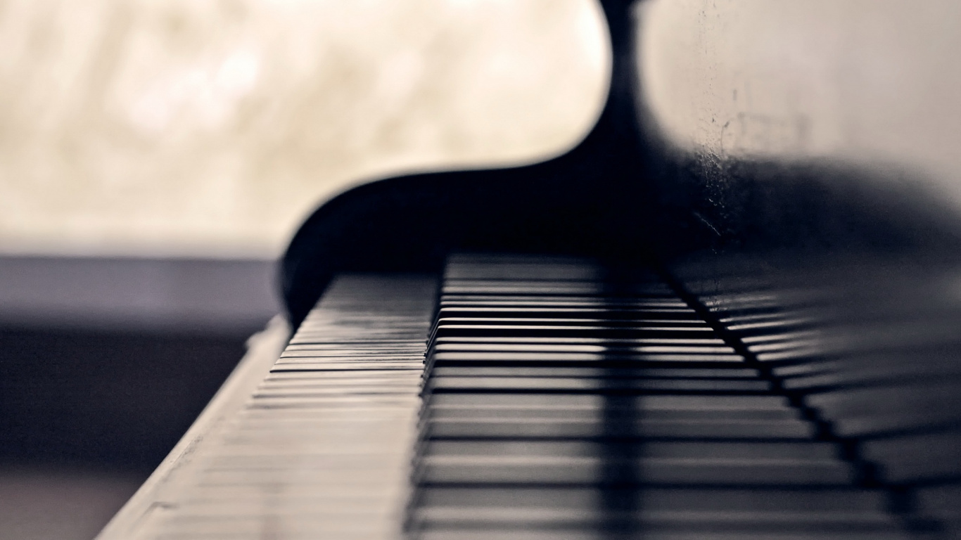 Piano, Keyboard, Musical Keyboard, Pianist, Line. Wallpaper in 1366x768 Resolution