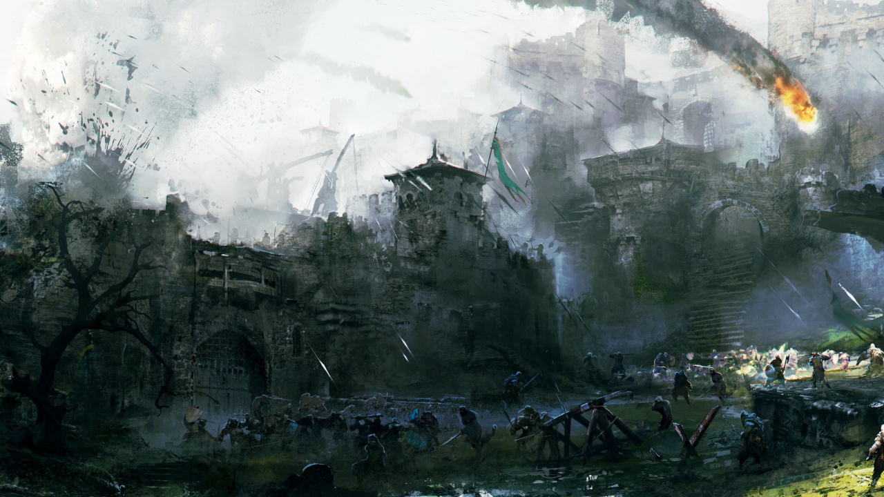 对于荣誉, 战略的视频游戏, 电脑游戏, 概念艺术, 地形 壁纸 1280x720 允许