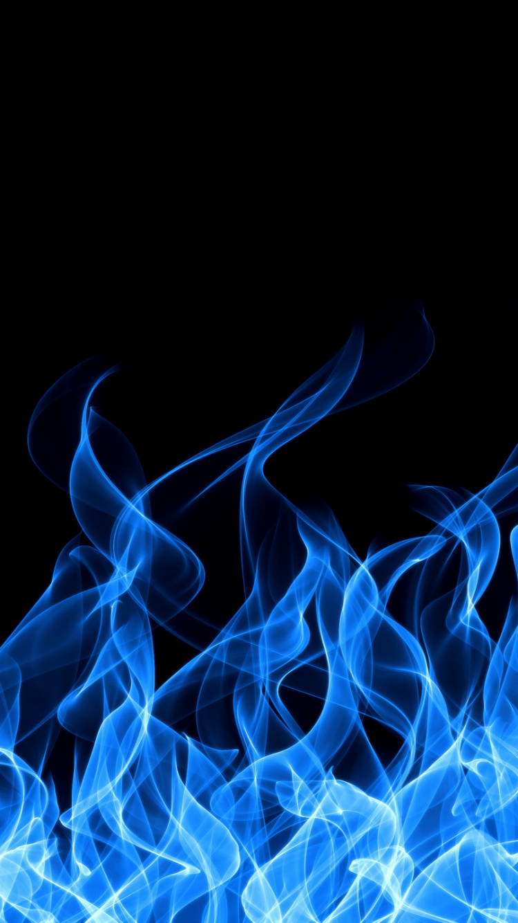 Blaue Und Weiße Lichtillustration. Wallpaper in 750x1334 Resolution